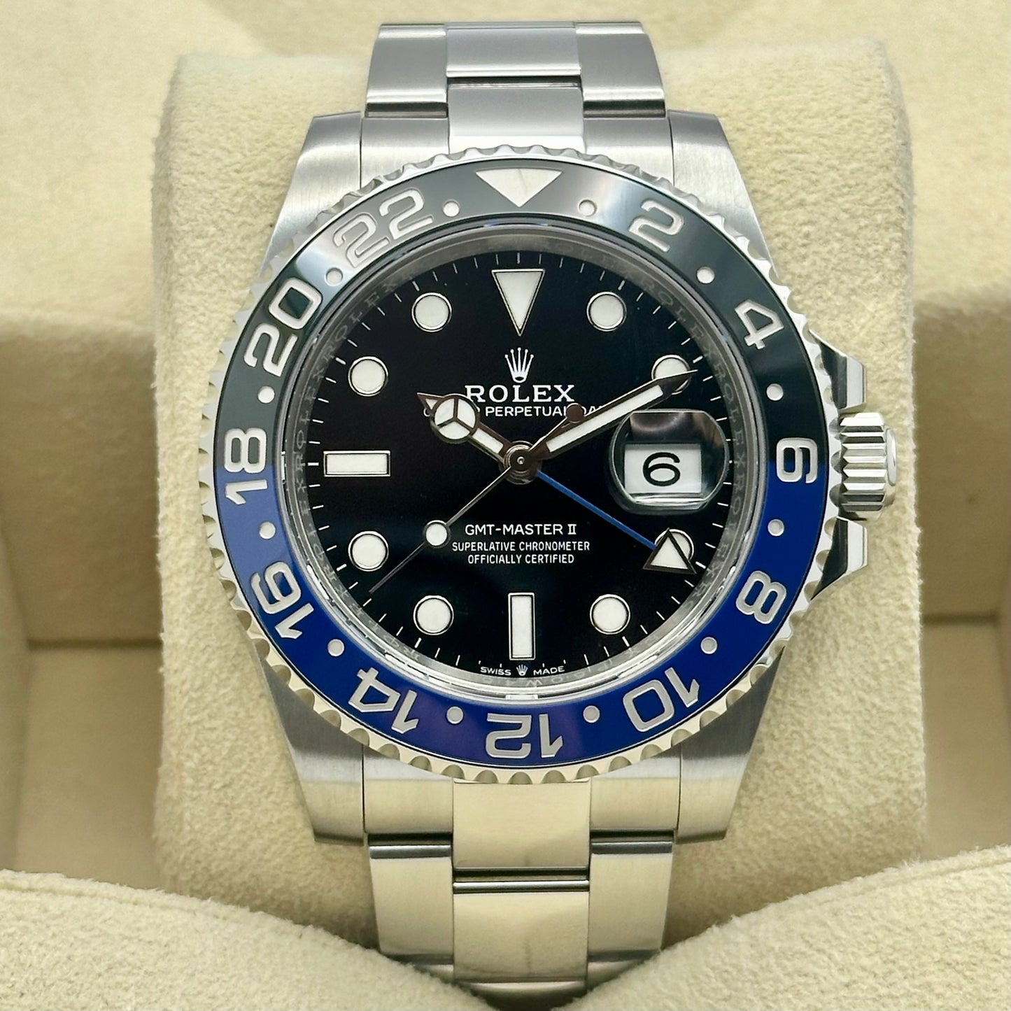 GMT Master II Batman Ref 126710BLNR 2022