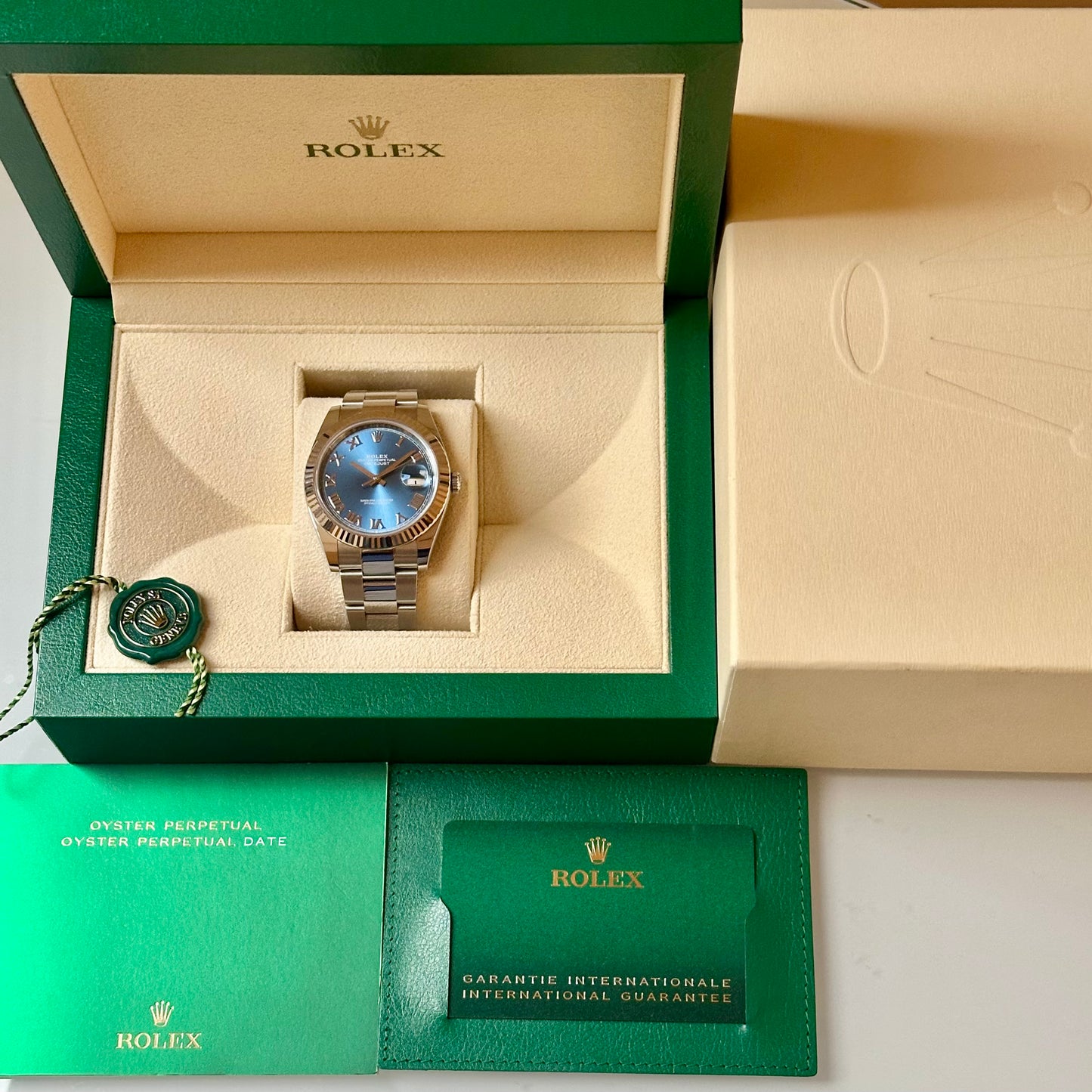 Datejust 41 Azzurro Blue Ref 126334 2022