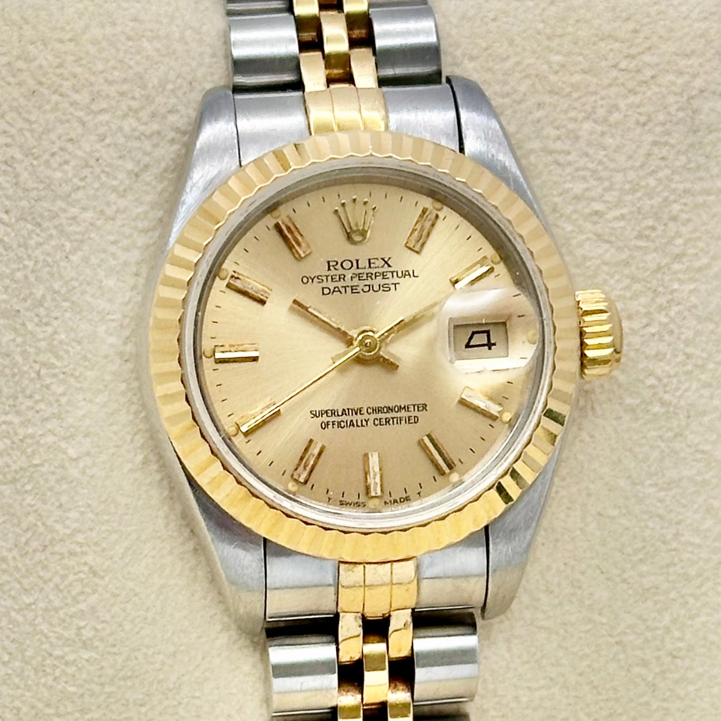 Lady-Datejust 26 Champagne Ref 69173 1990