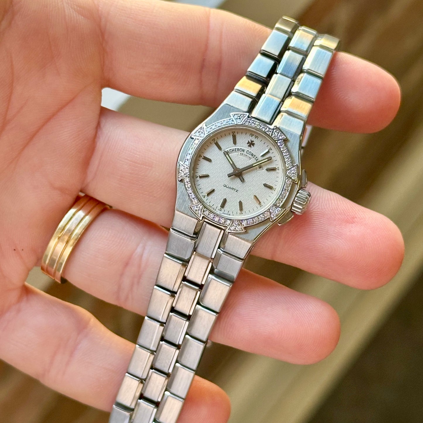 Overseas Factory Diamond Bezel Ref 16050 2005