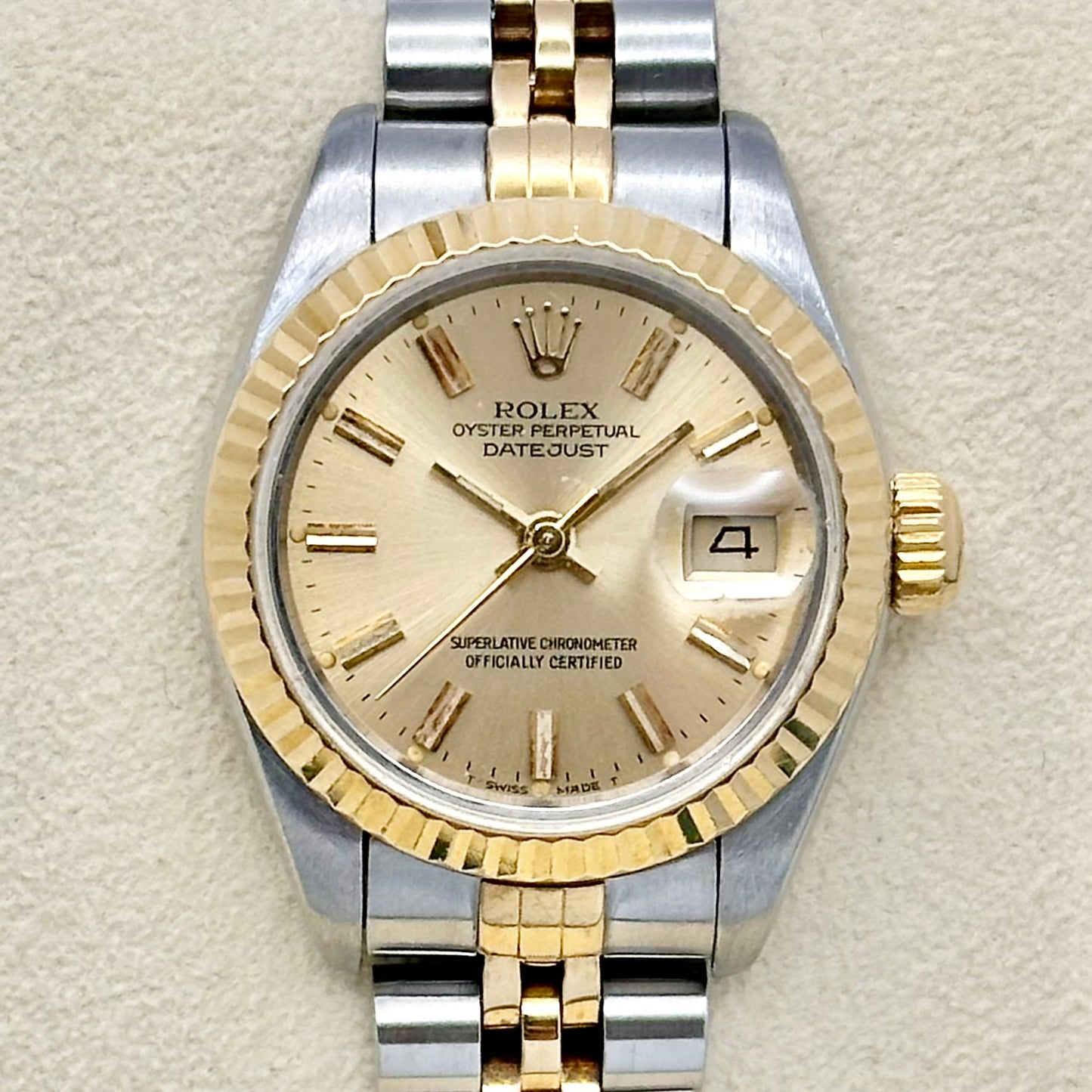 Lady-Datejust 26 Champagne Ref 69173 1990
