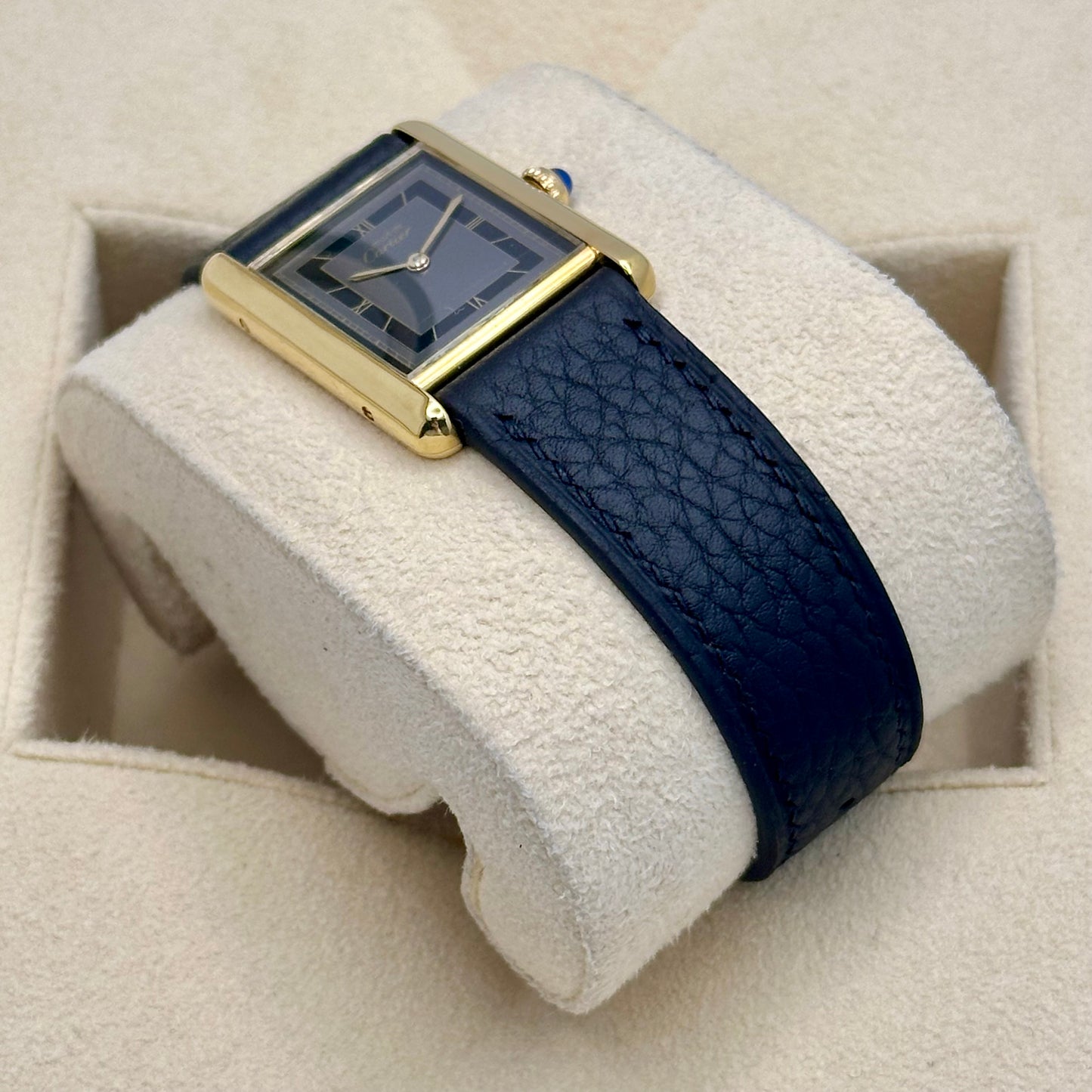 Tank Must De Cartier Vermeil Grey Romans Ref 6 81006 1990