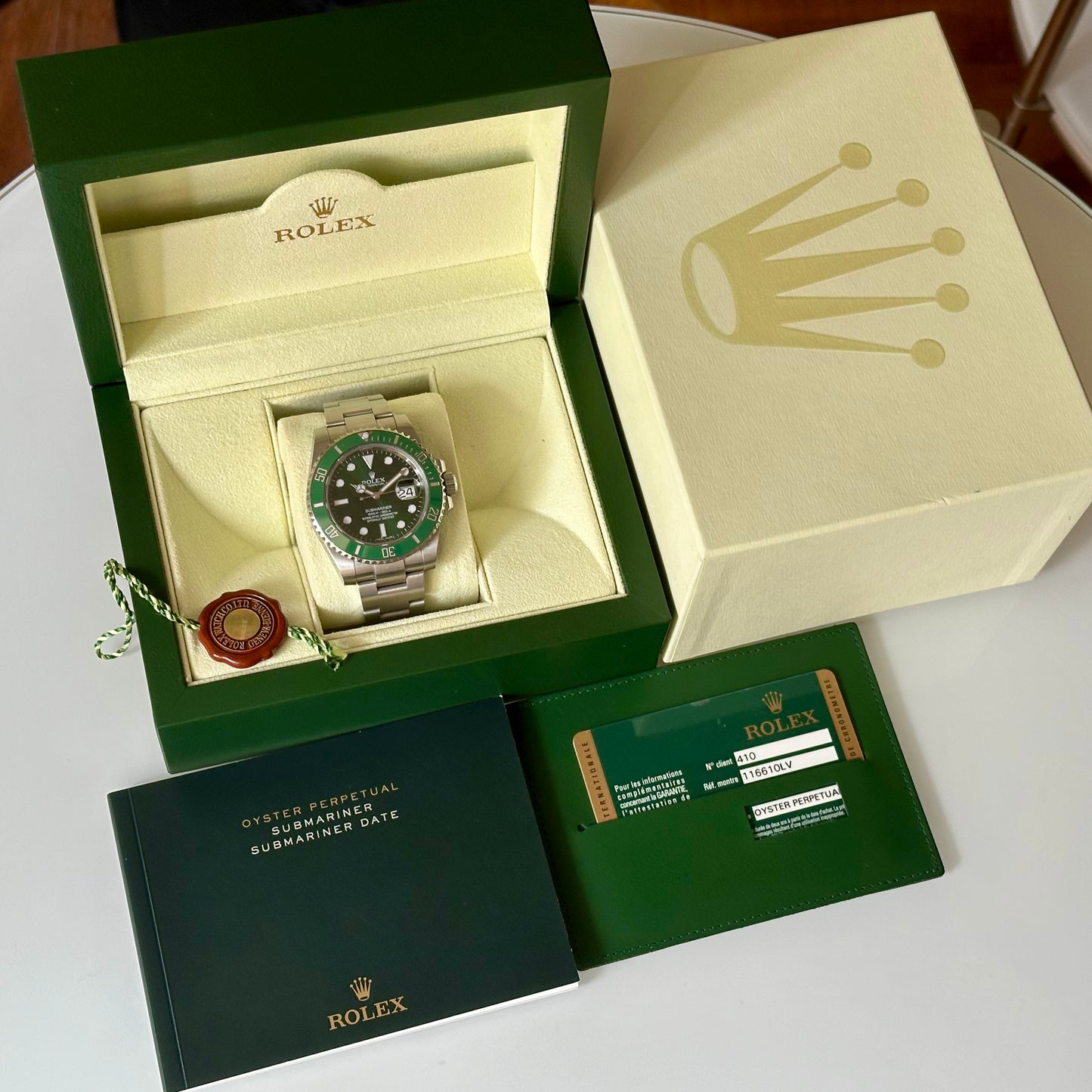 Submariner Date Hulk Ref 116610LV 2014