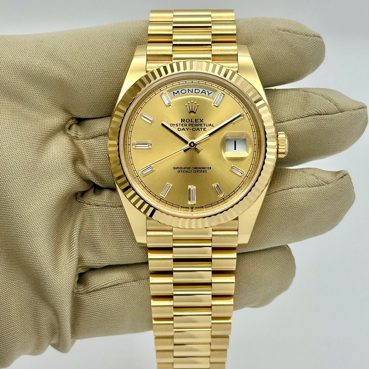 Day-Date 40 Champagne Baguettes Ref 228238 2022
