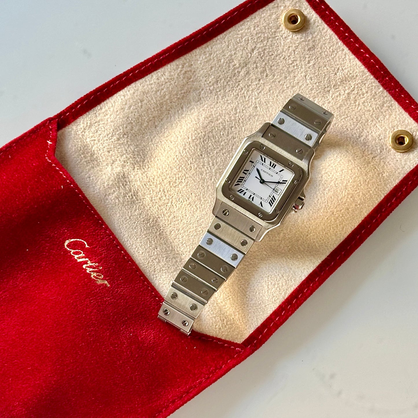 Santos Carrée Large White Romans Ref 2960