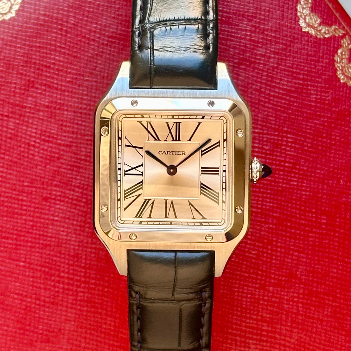 Santos Dumont Large Silver Romans Ref WSSA0022 2025