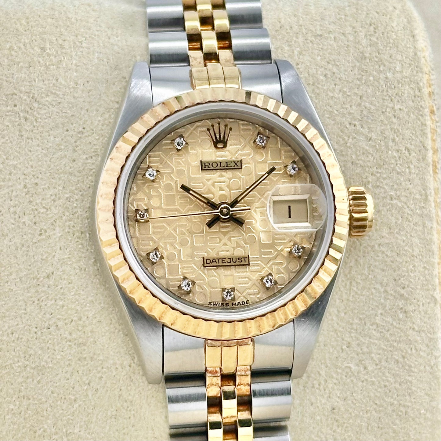 Lady-Datejust 26 Computer Diamond Ref 69173 1990