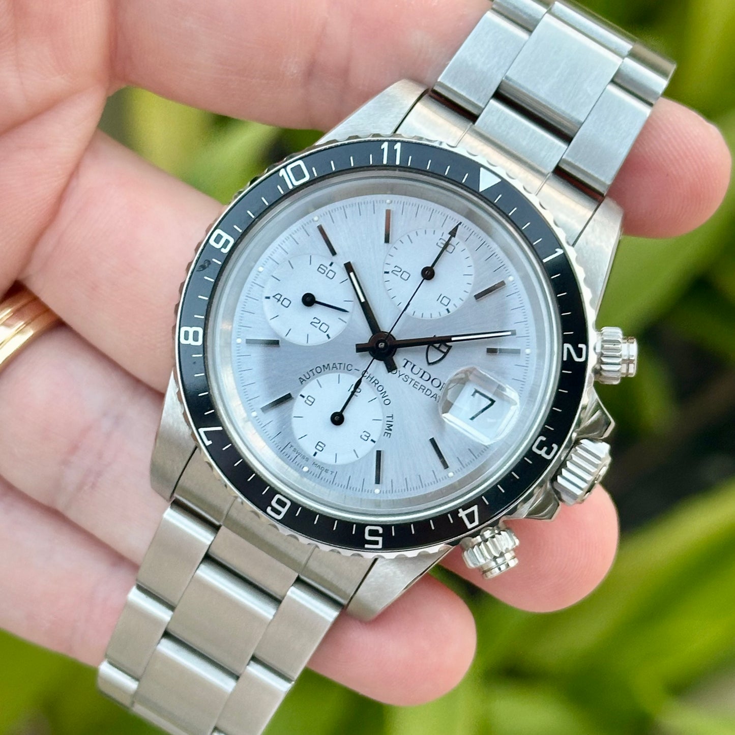 Oysterdate Chronograph Big Block Albino Dial Ref 79170