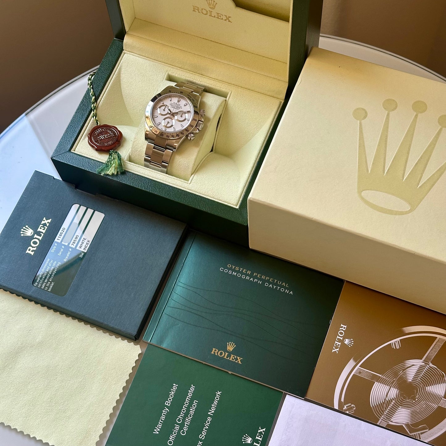 Cosmograph Daytona White APH Ref 116520 2013