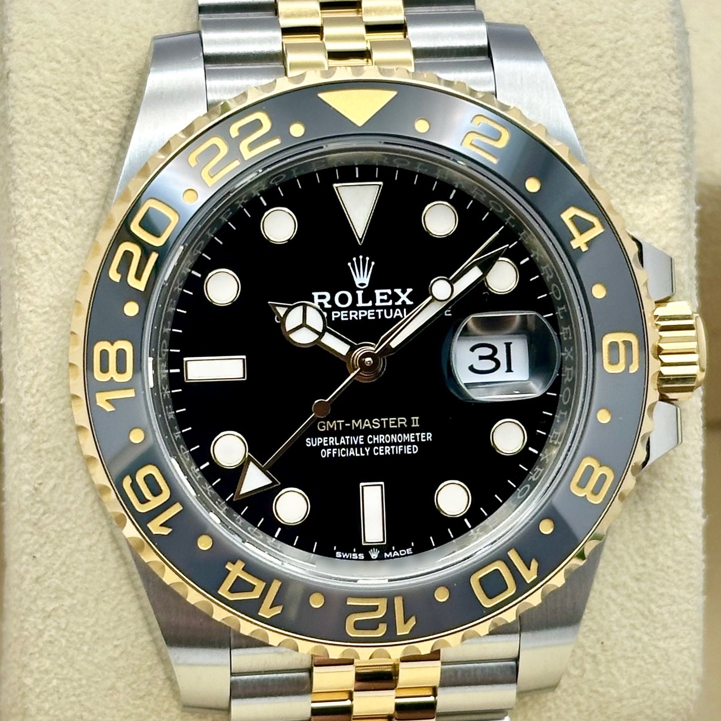 GMT Master II Two Tone Ref 126713GRNR 2023