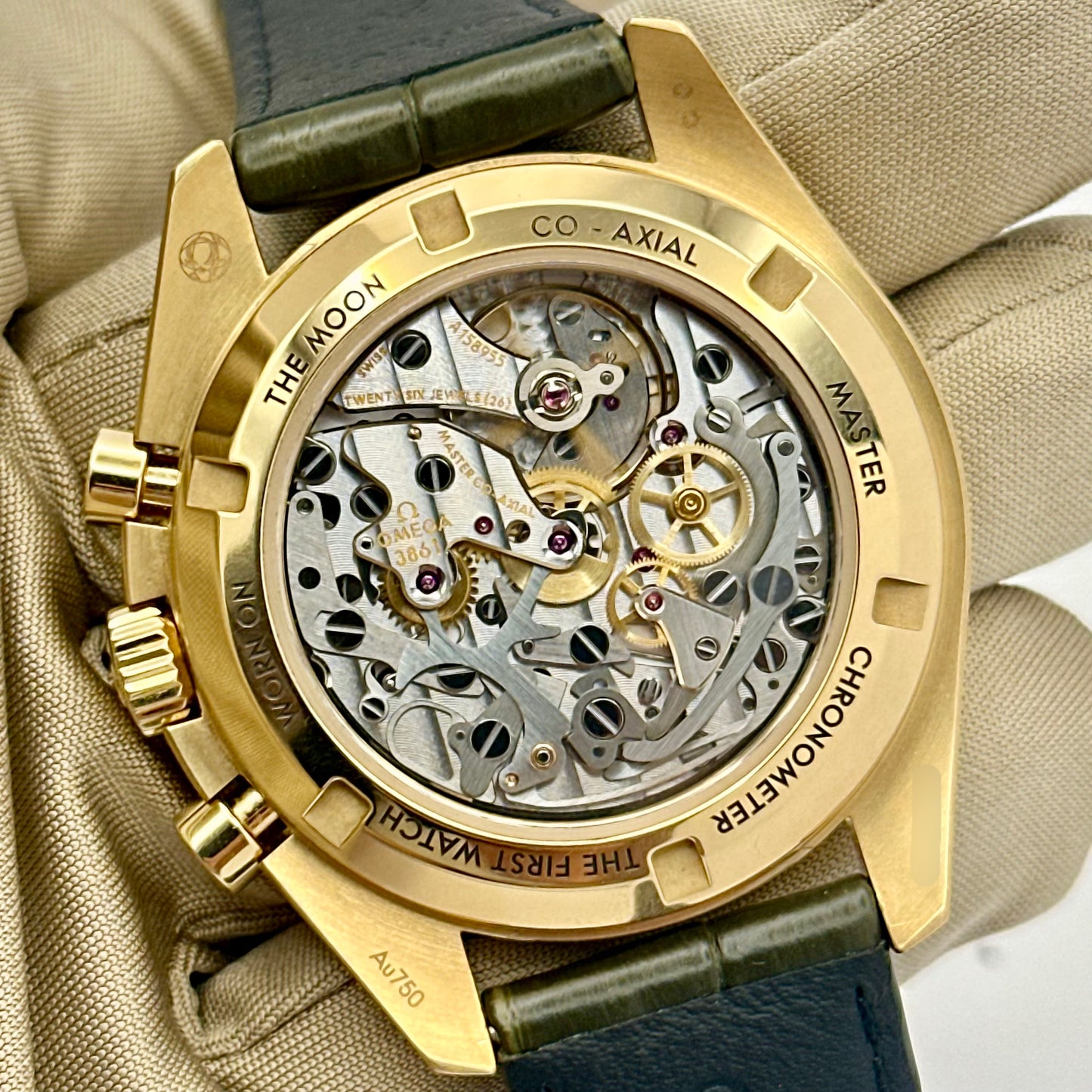 Speedmaster Moonwatch Professional Moonshine 18K Yellow Gold Green Ref
310.63.42.50.10.001 2023