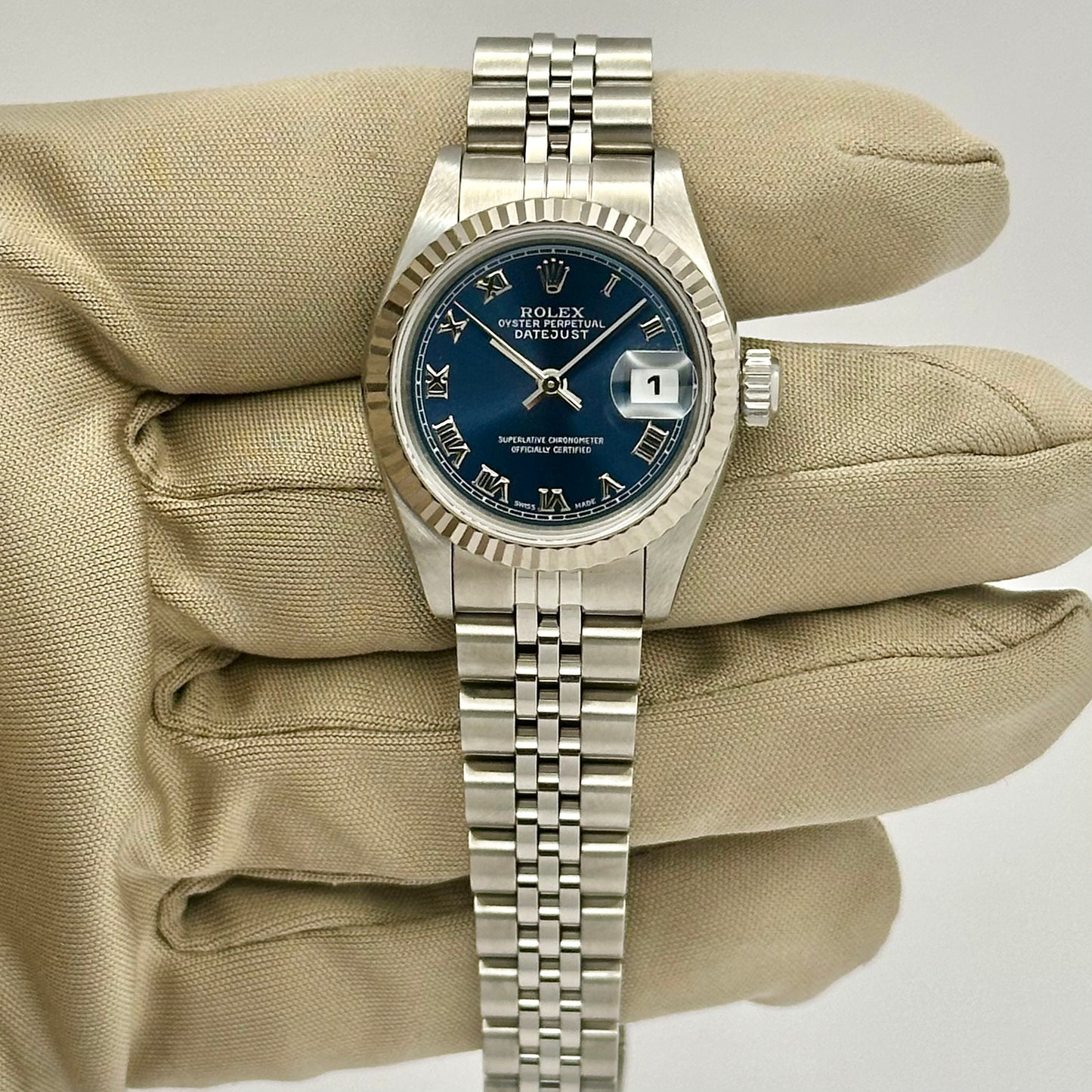 Lady-Datejust 26 Blue Romans Ref 69174 1998