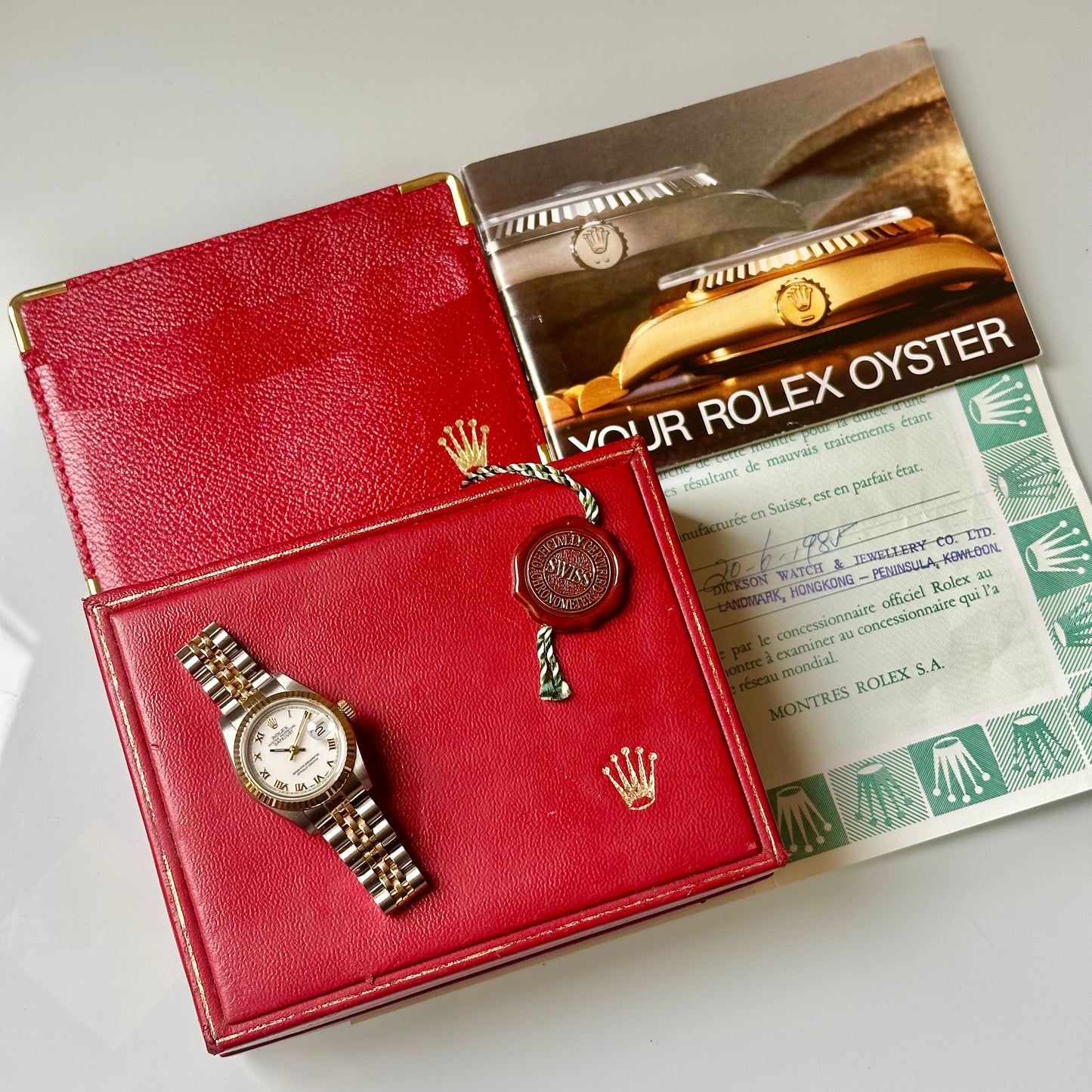 Lady-Datejust 26 White Romans Ref 69173 1985