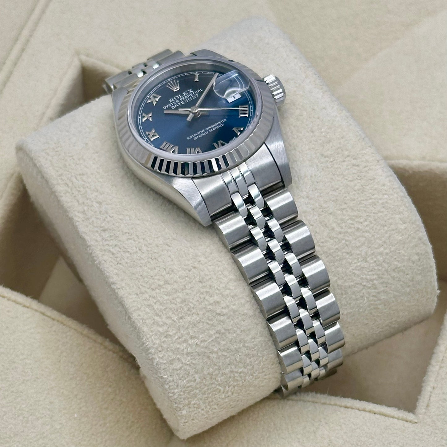 Lady-Datejust 26 Blue Romans Ref 69174 1998