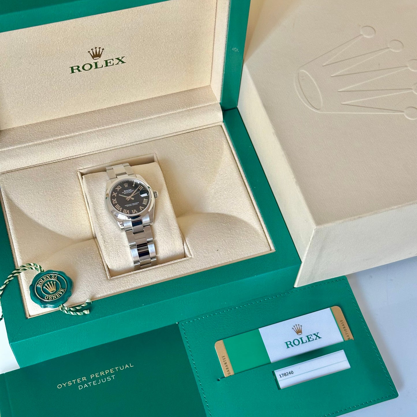 Datejust 31 Black Romans Ref 178240 2019