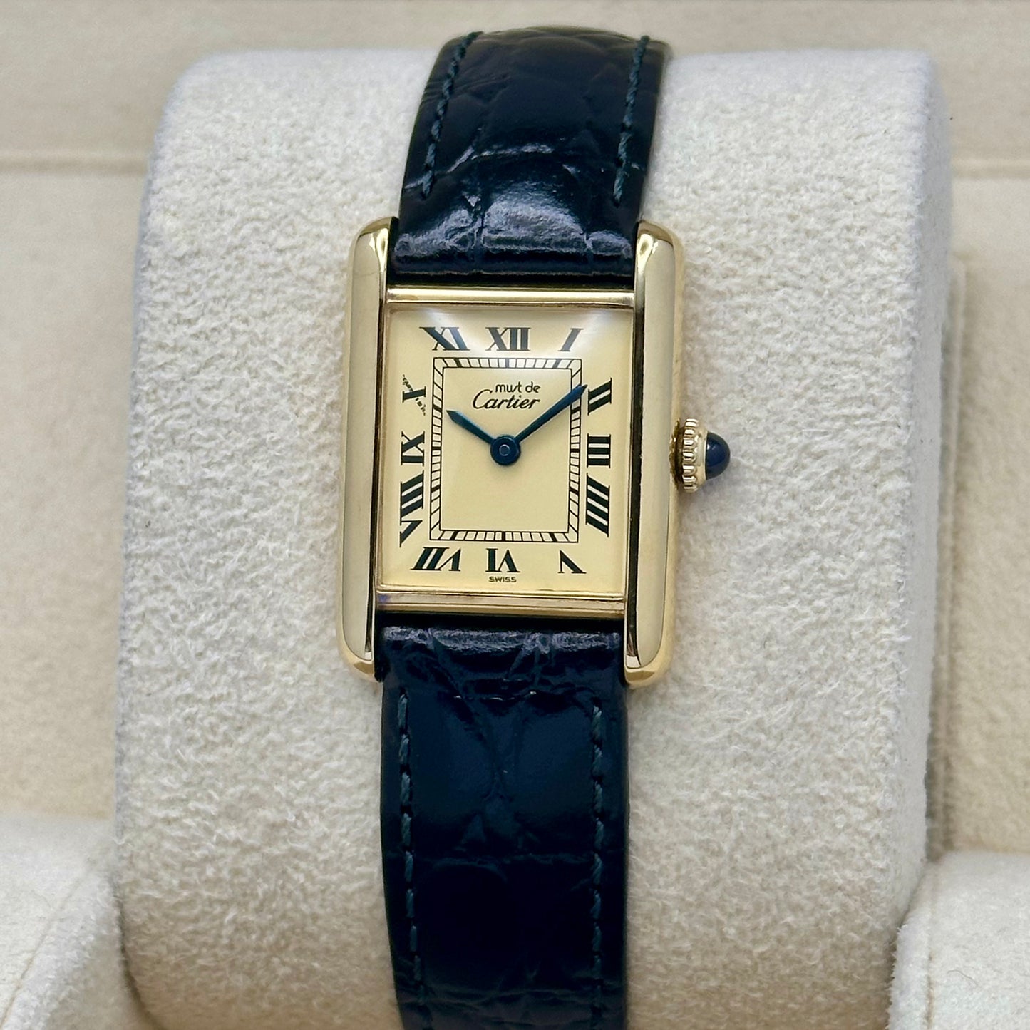 Tank Must Small Ivory Romans Manual Winding 1980