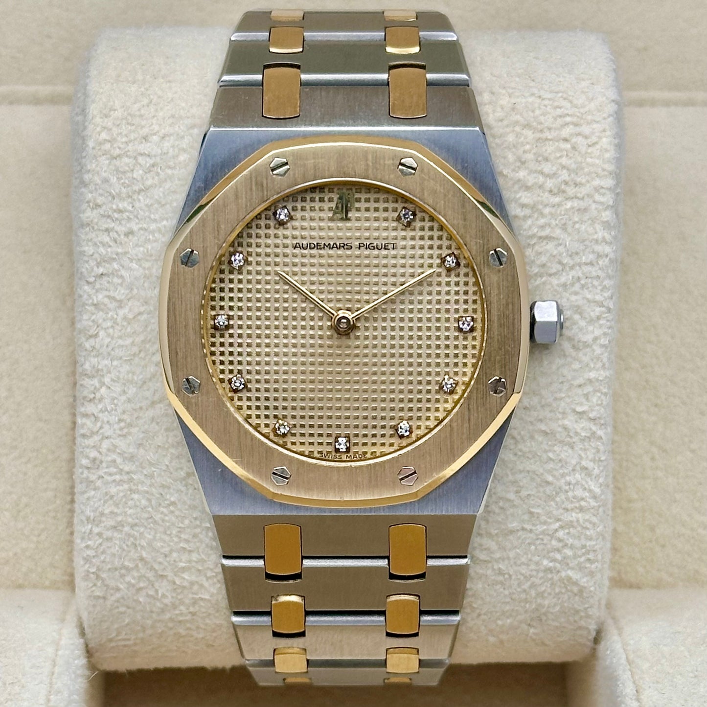 Royal Oak Champagne Diamond 18K Yellow Gold Two Tone Ref 56303SA 1990