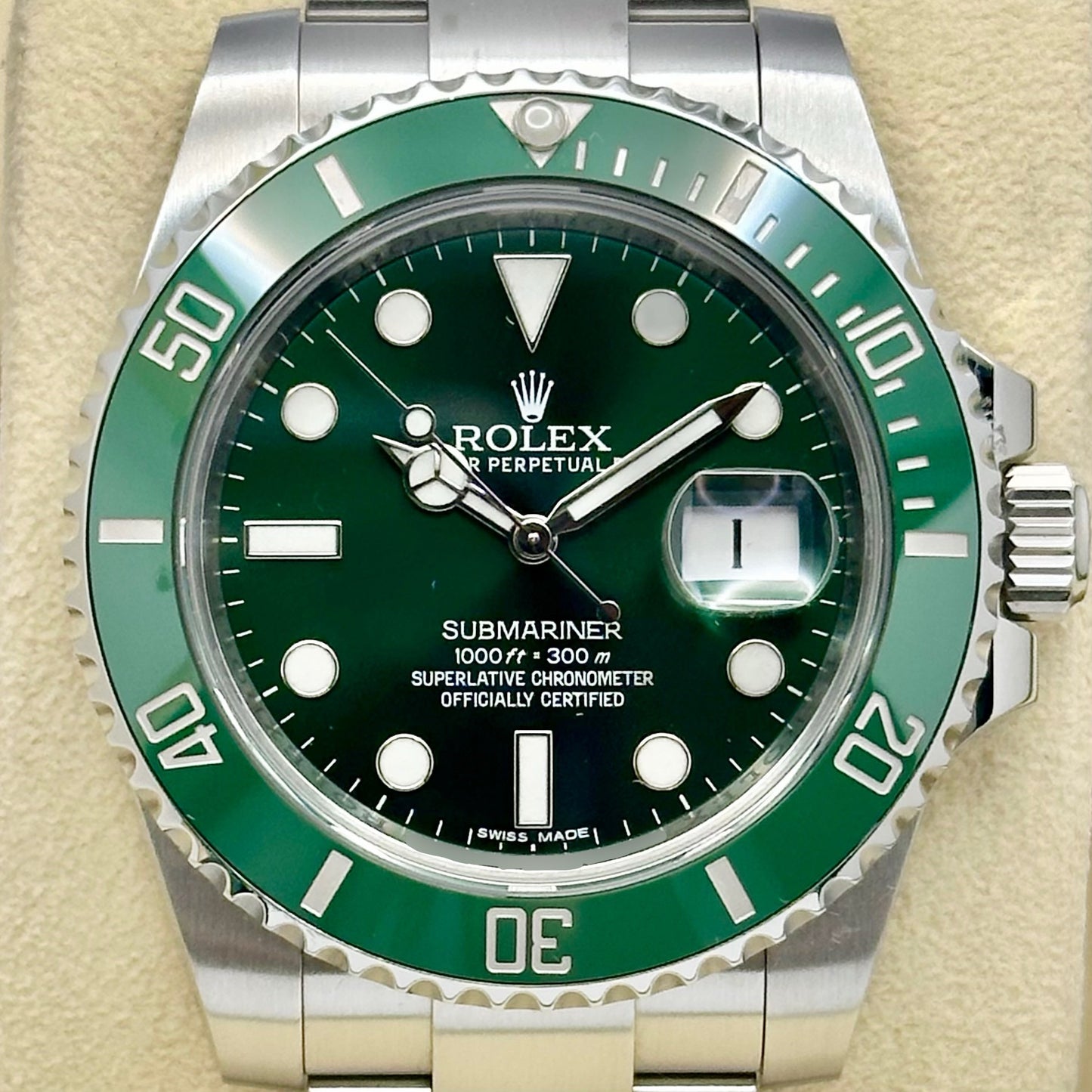 Submariner Date Hulk Ref 116610LV 2011