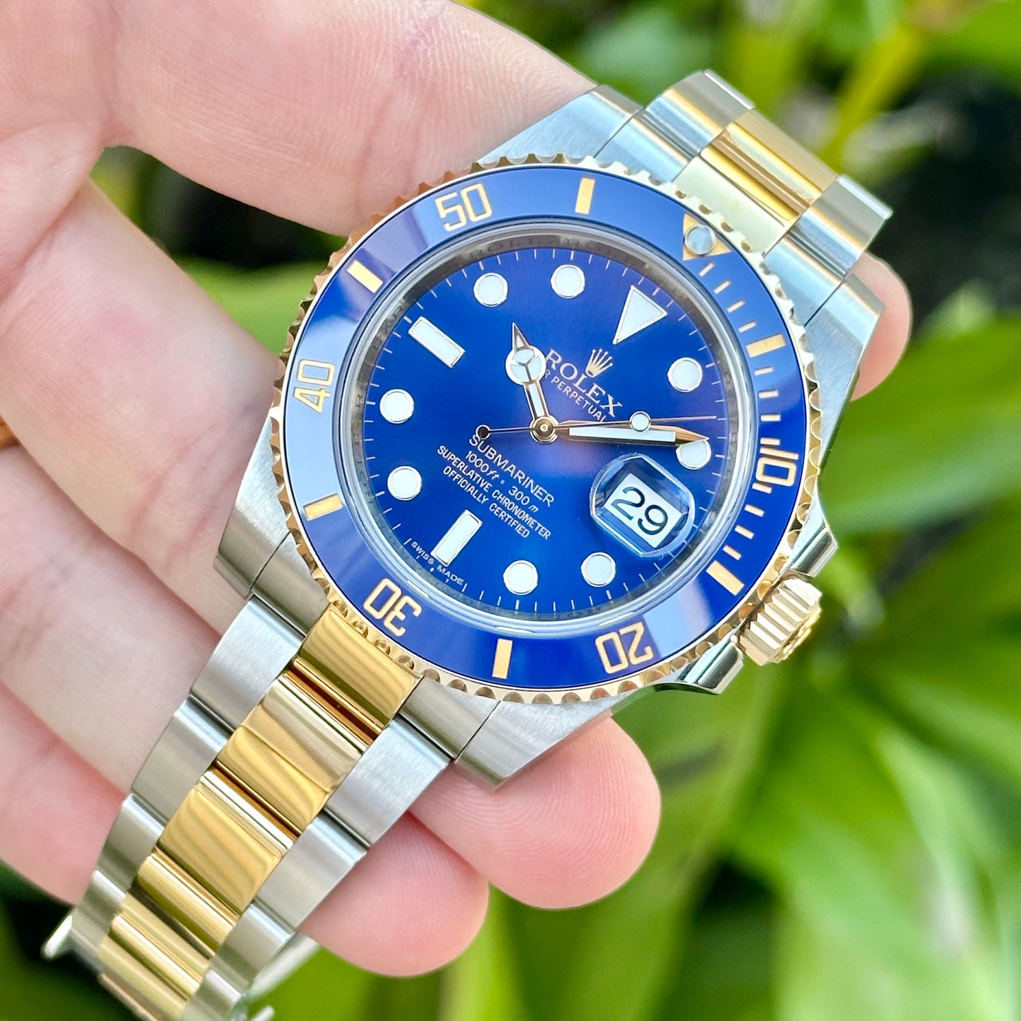 Submariner Date Sunburst Bluesy Ref 116613LB 2020