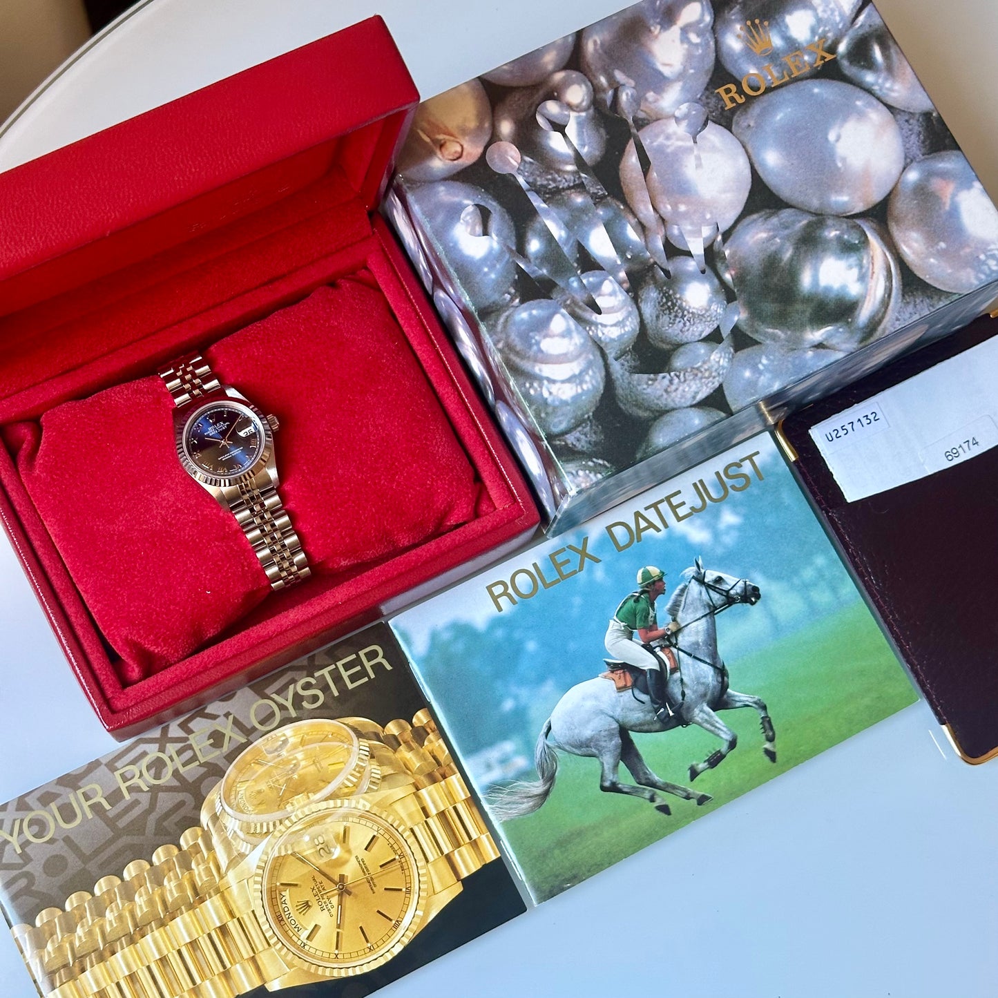 Lady-Datejust 26 Blue Romans Ref 69174 1998
