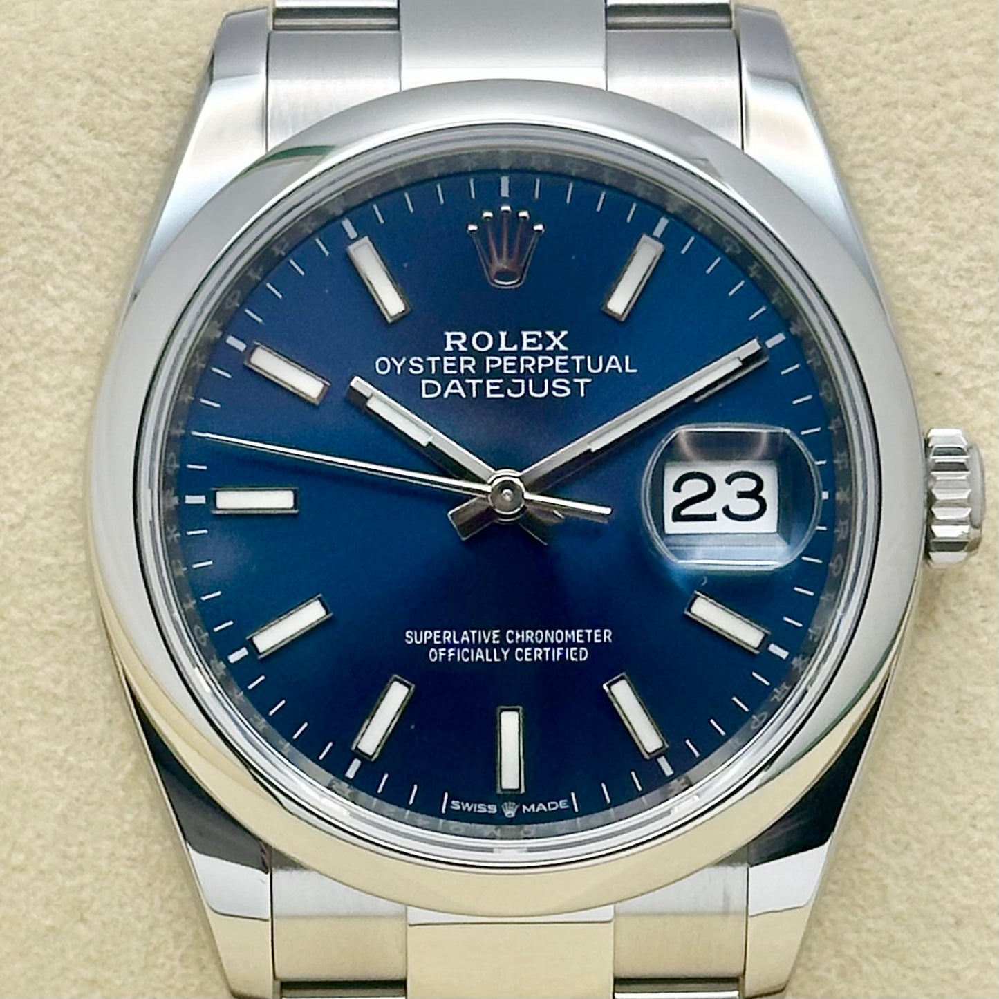 Datejust 36 Blue Ref 126200 2019