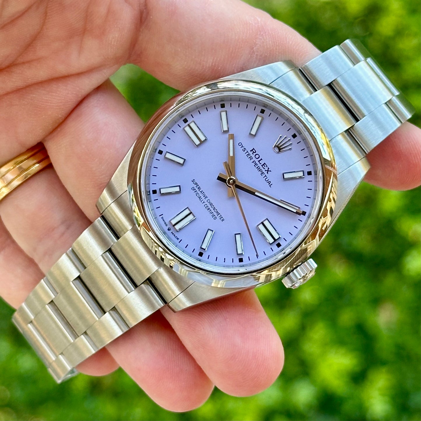 Oyster Perpetual 41 Lavender Dial Ref 134300 2025