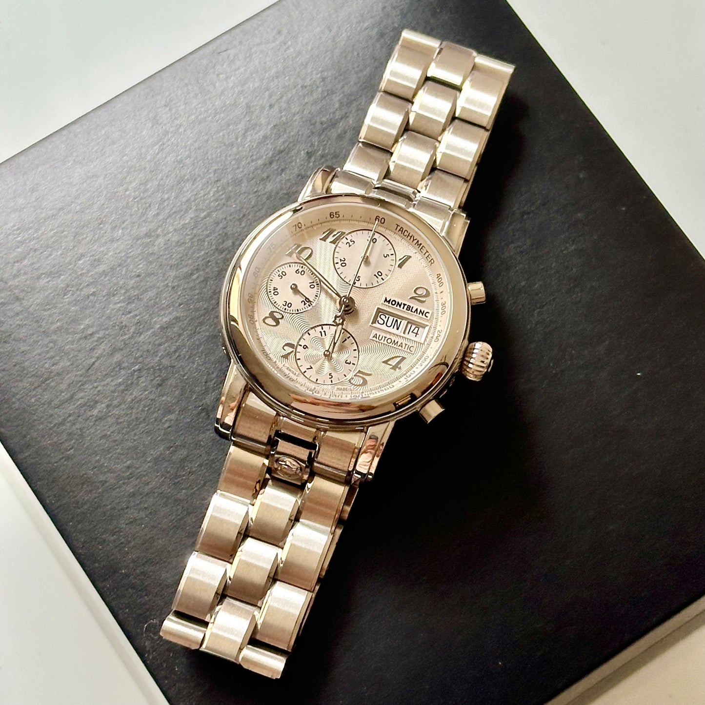 Montblanc Star XL Silver Chronograph Ref M29101 2006
