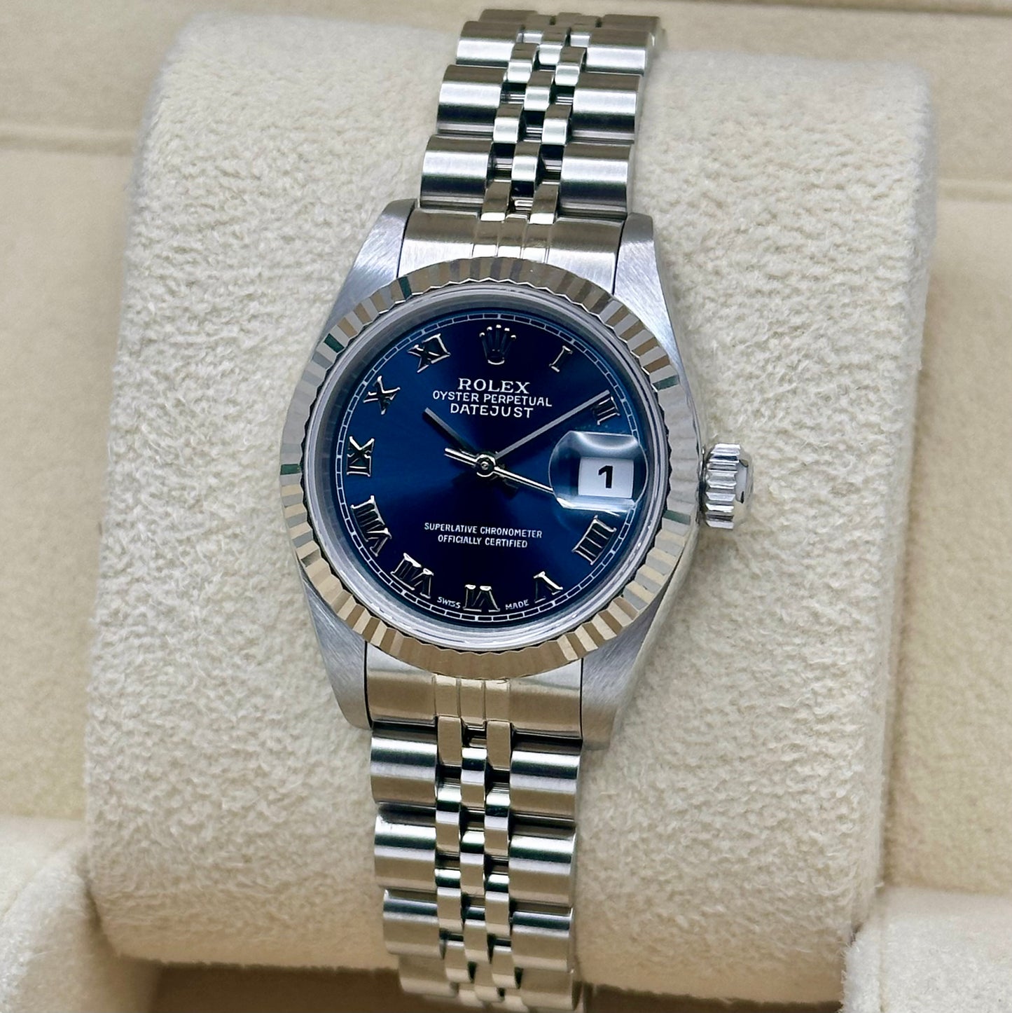 Lady-Datejust 26 Blue Romans Ref 69174 1998