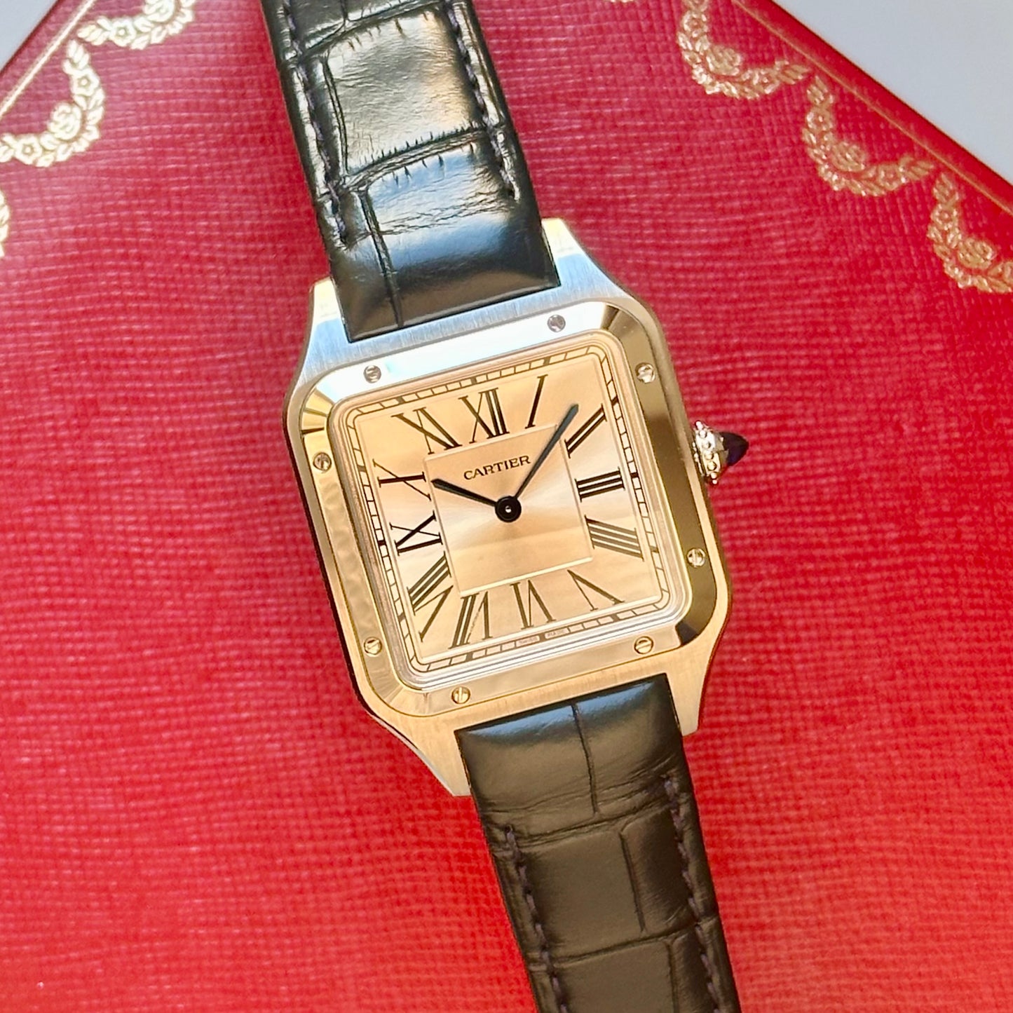 Santos Dumont Large Silver Romans Ref WSSA0022 2025