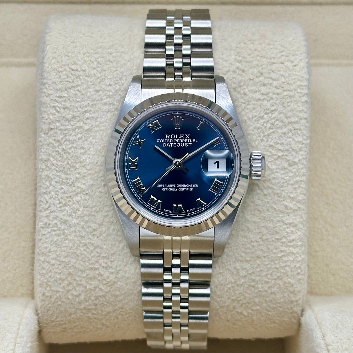 Lady-Datejust 26 Blue Romans Ref 69174 1998
