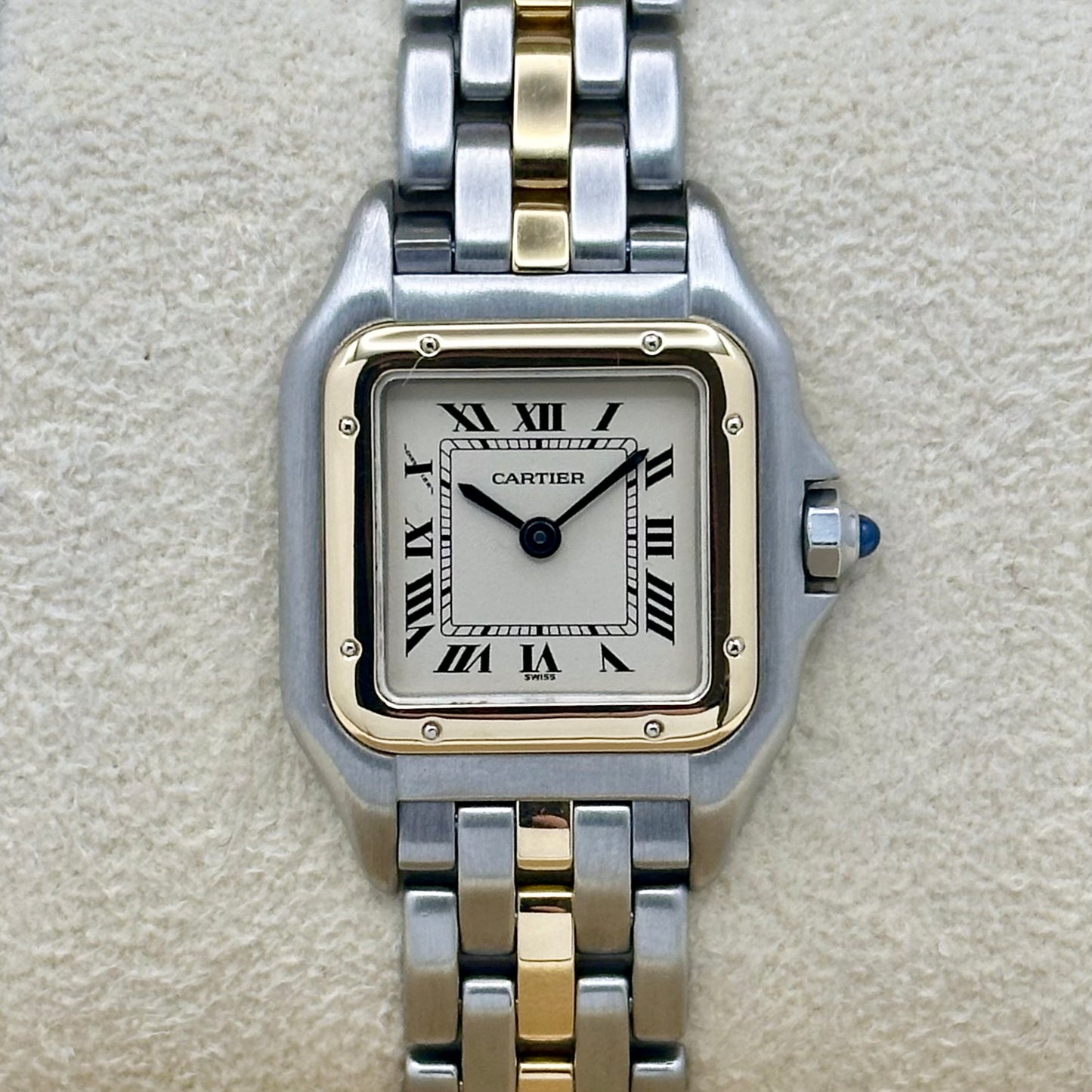 Panthére Small Single Row 18K Yellow Gold Two Tone Ref 1507917 1990