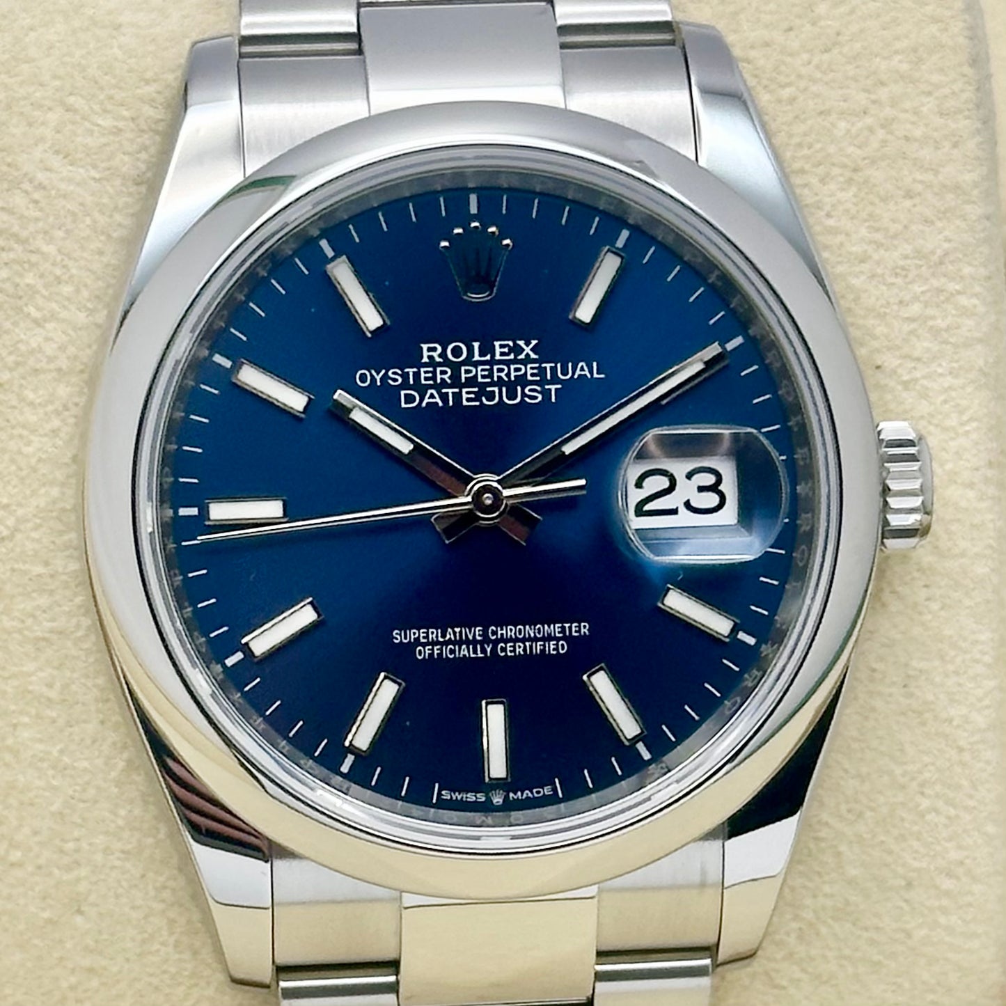 Datejust 36 Blue Ref 126200 2019
