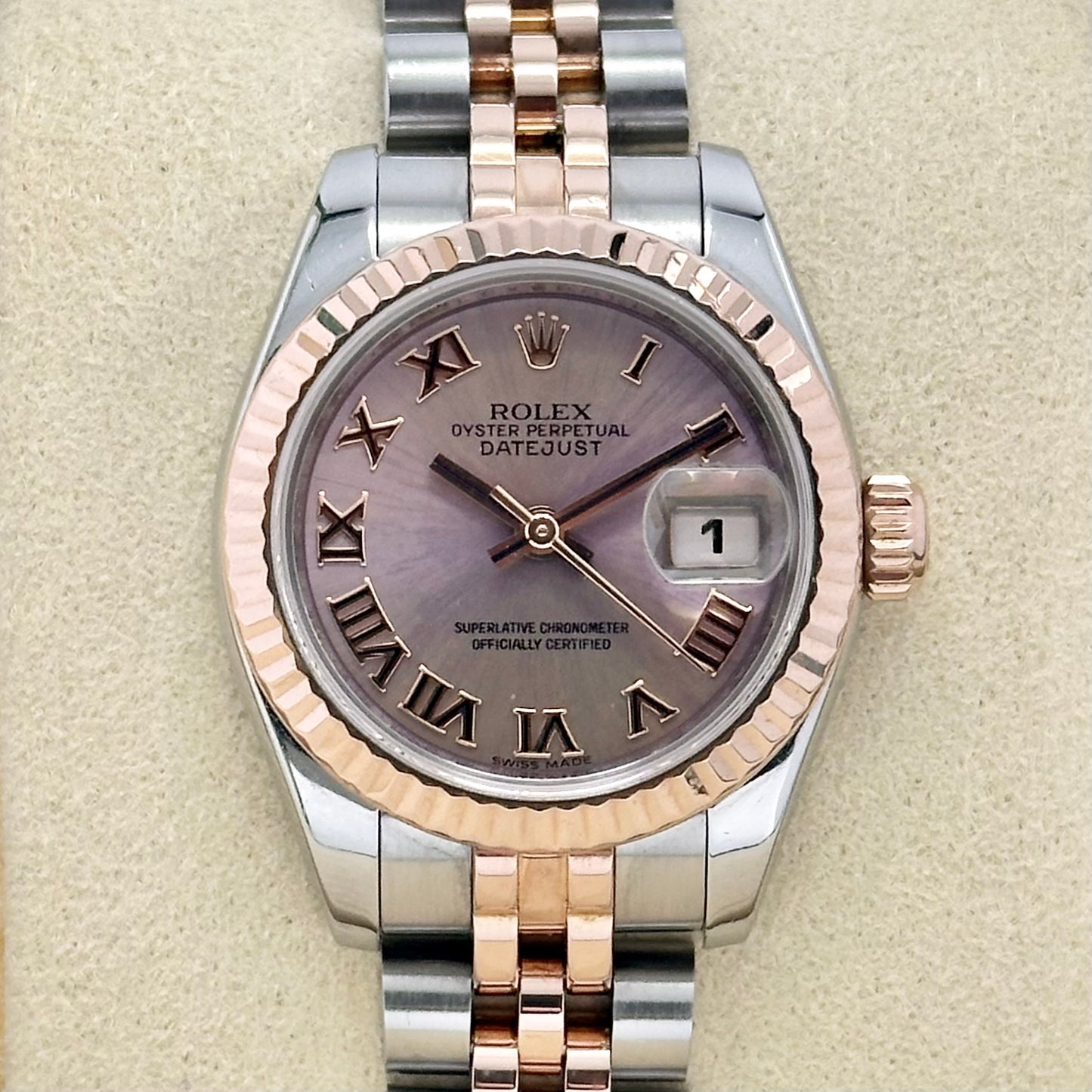 Lady-Datejust 26 Purple Romans Ref 179171 2009