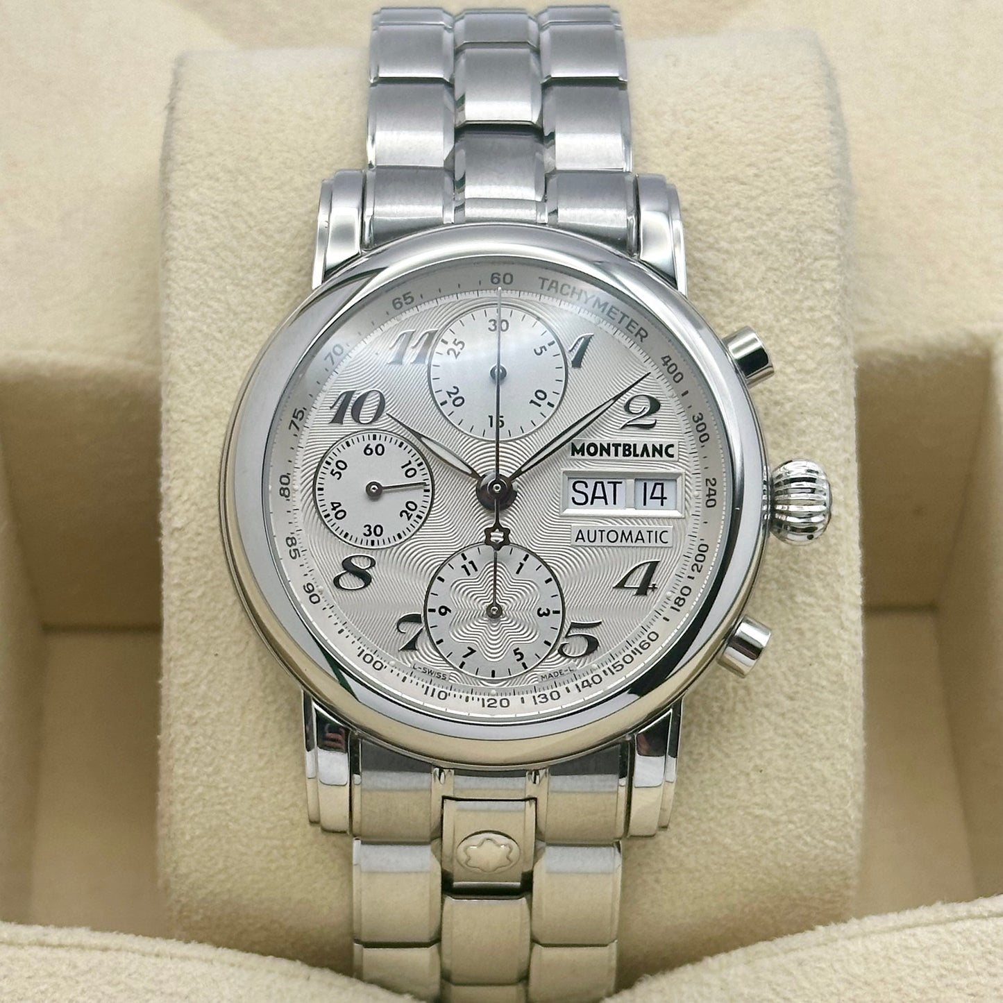 Montblanc Star XL Silver Chronograph Ref M29101 2006