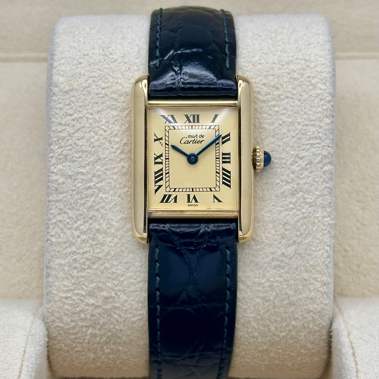Tank Must Small Ivory Romans Manual Winding 1980