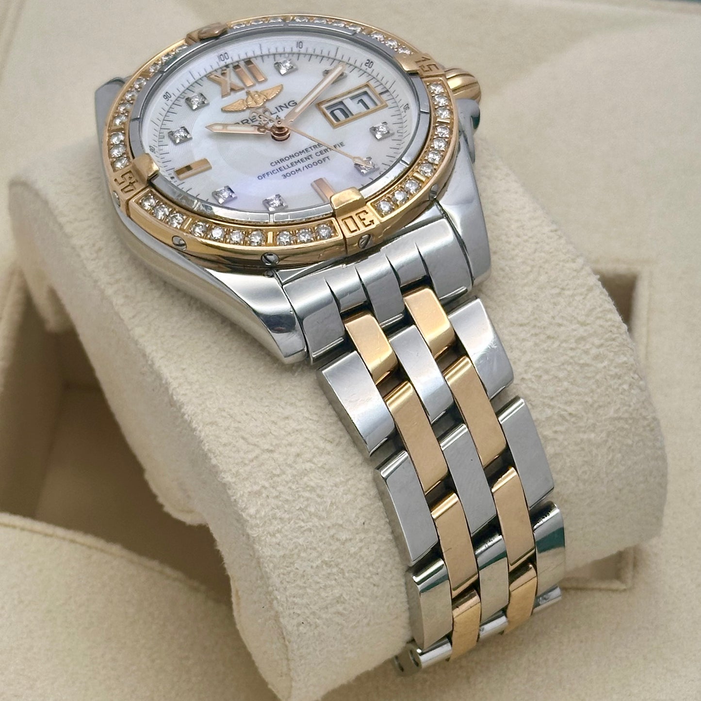 Cockpit Rose Gold MOP Diamond Bezel Ref C4935053/A649 2015