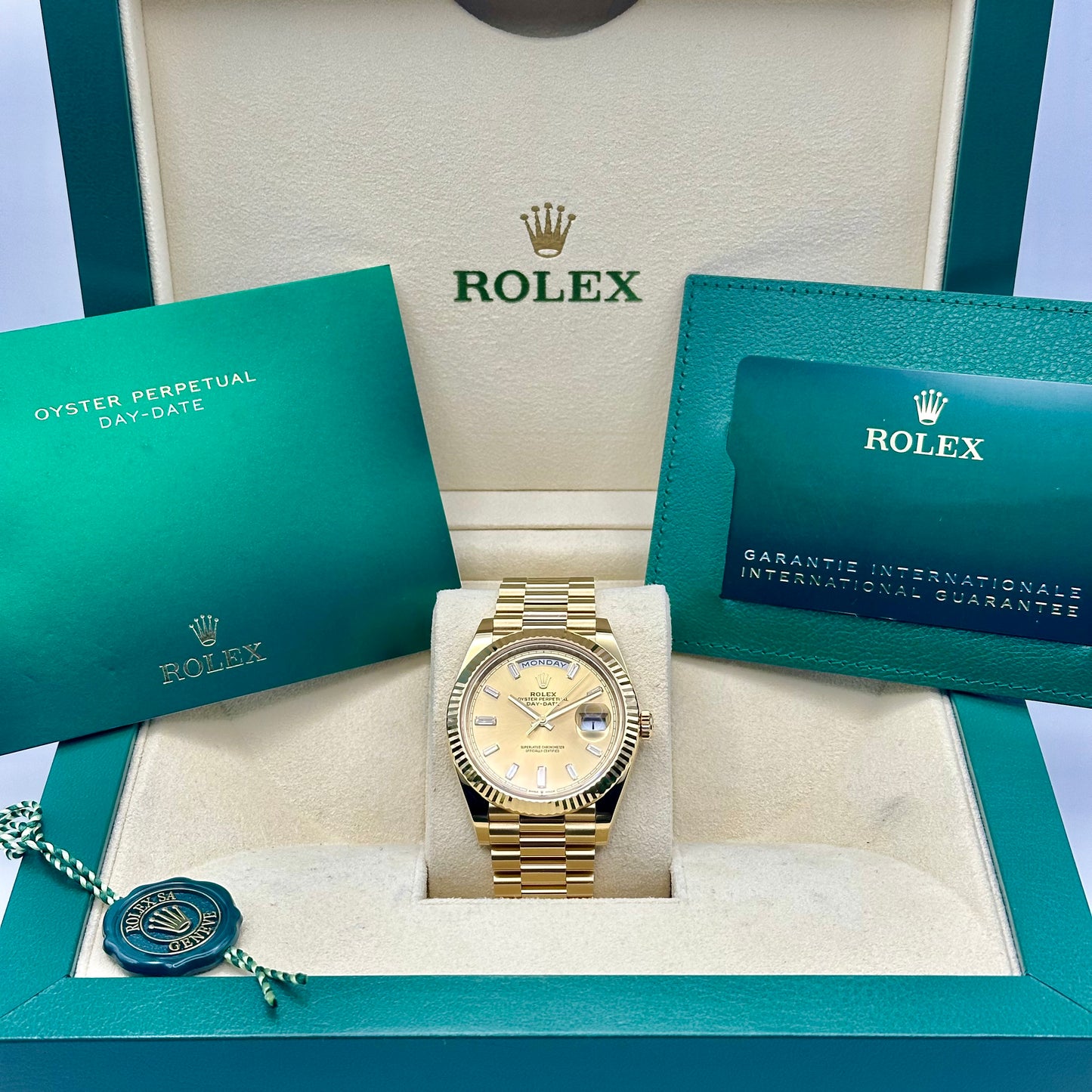 Day-Date 40 Champagne Baguettes Ref 228238 2022