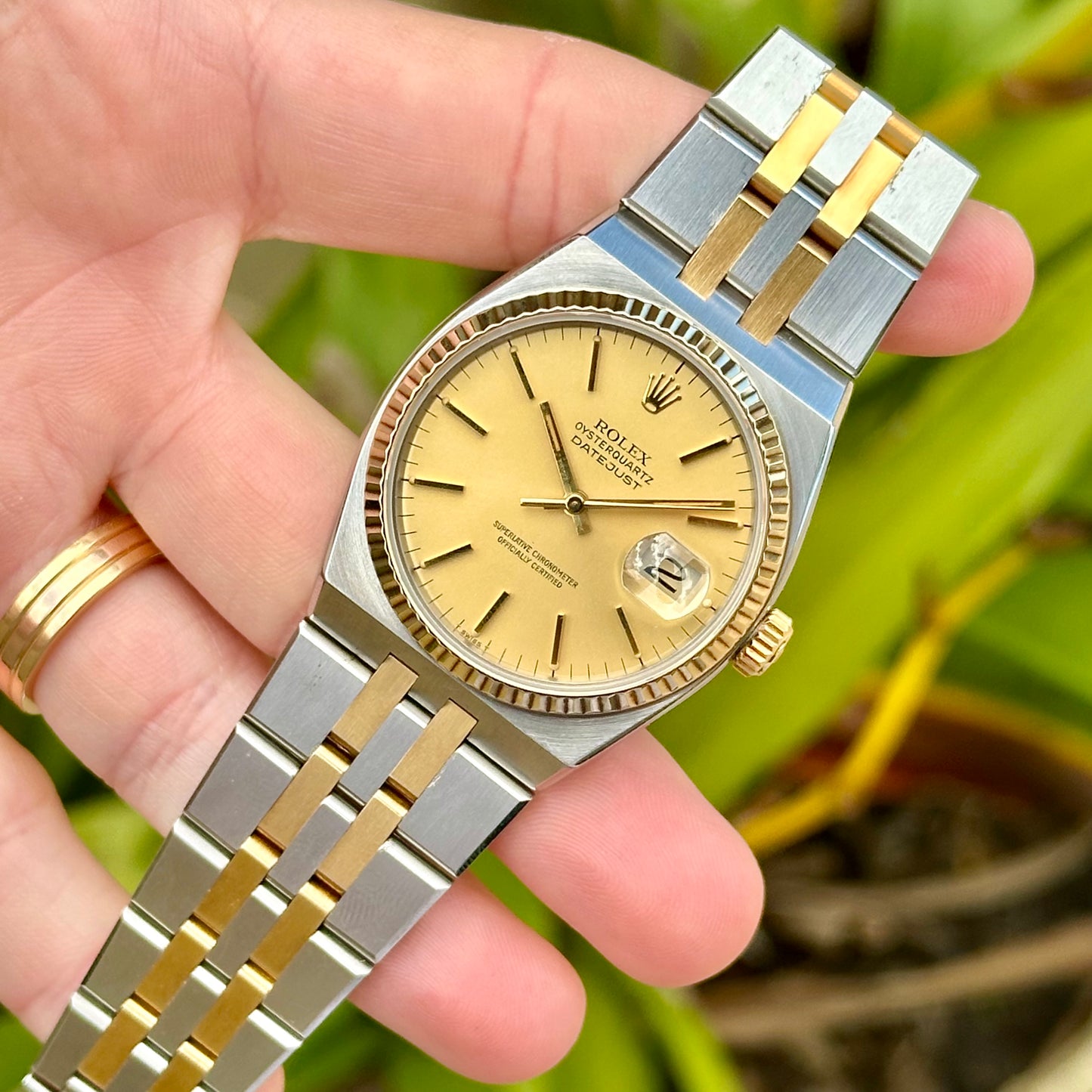 Datejust 36 Oysterquartz Ref 17013 1981