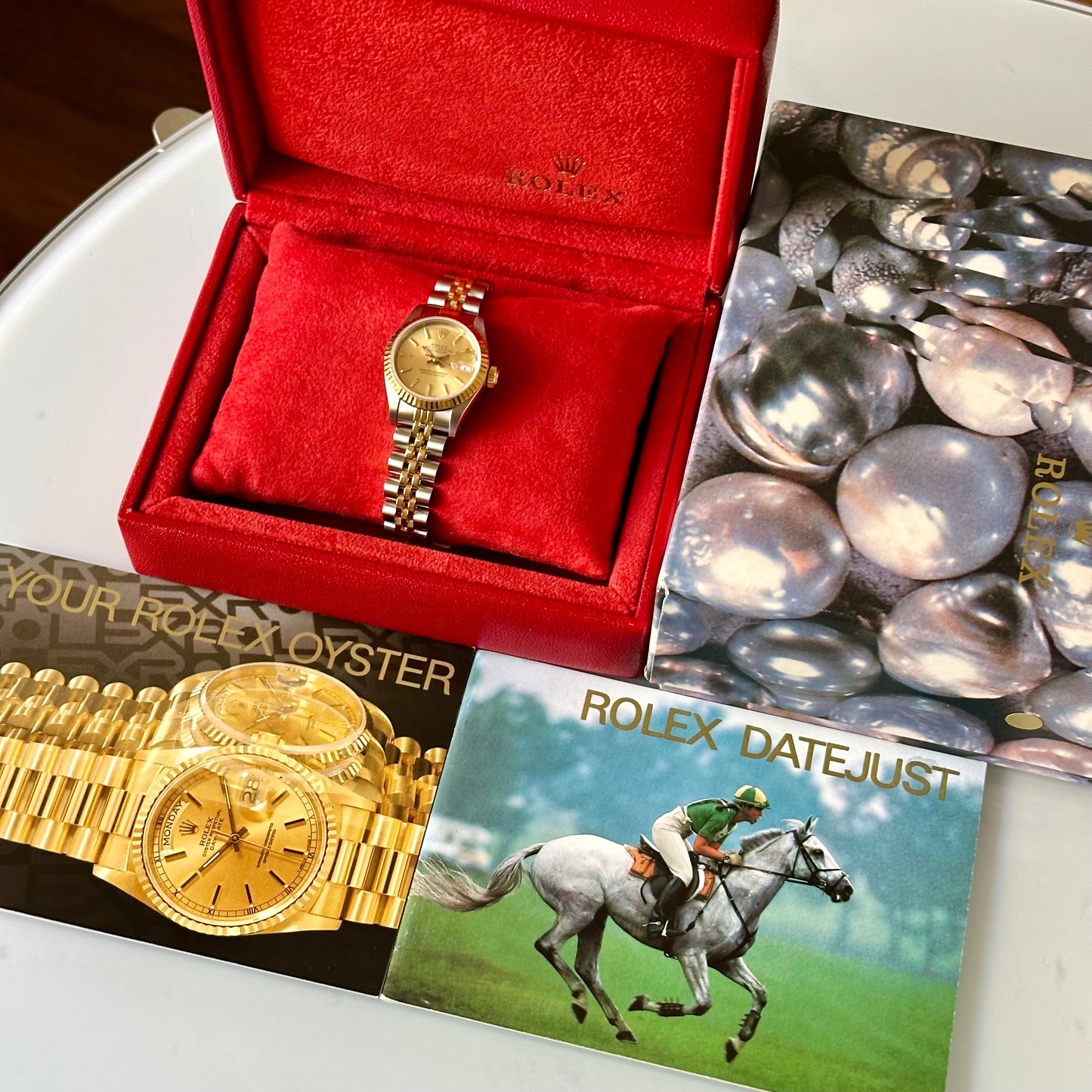 Lady-Datejust 26 18K Yellow Gold Champagne Ref 69173