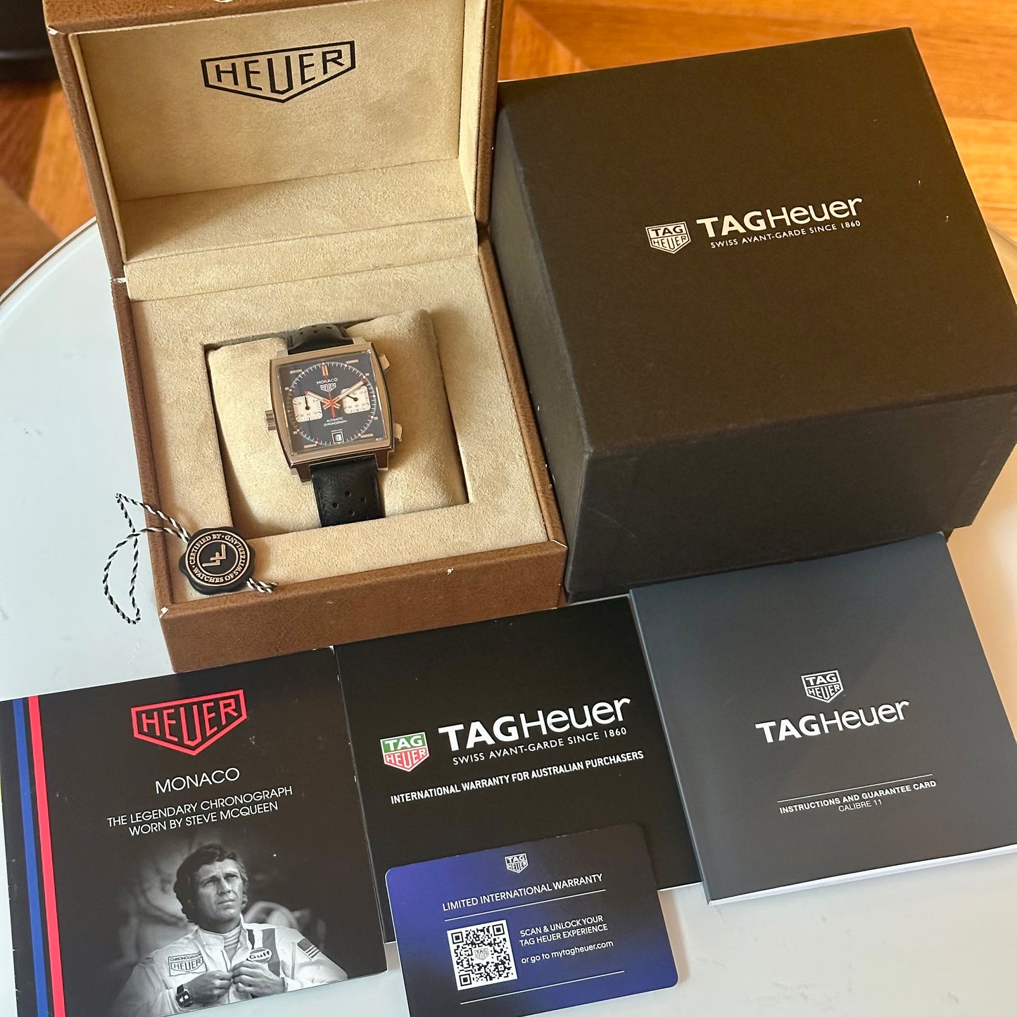 Monaco Chronograph Steve McQueen Ref CAW211P