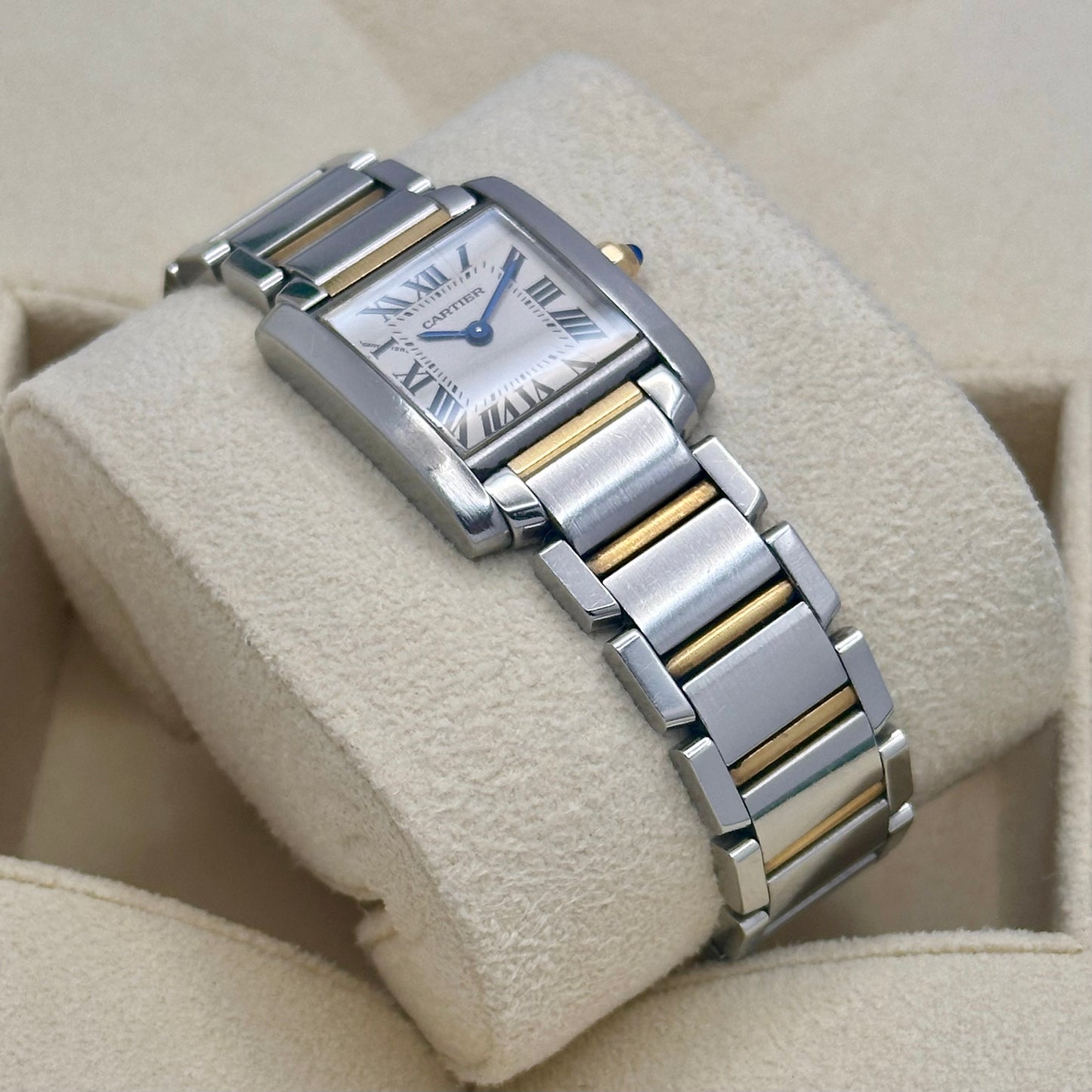 Tank Française Small 18K Yellow Gold Two Tone Ref 2384 1990