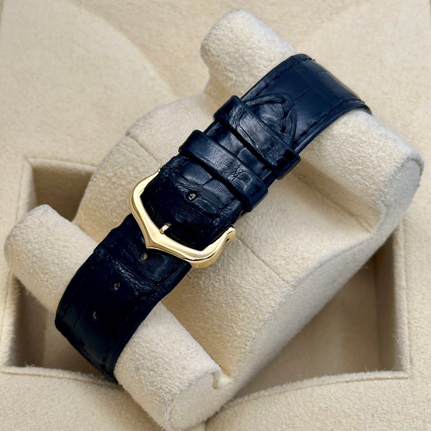Tank Louis Cartier 18K Yellow Gold White Romans Ref 2441 2010