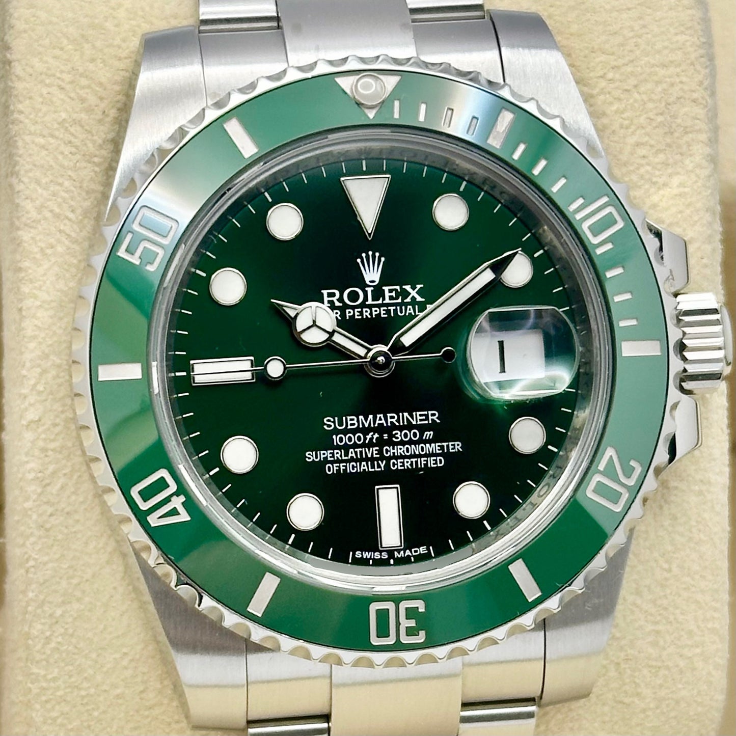 Submariner Date Hulk Ref 116610LV 2014
