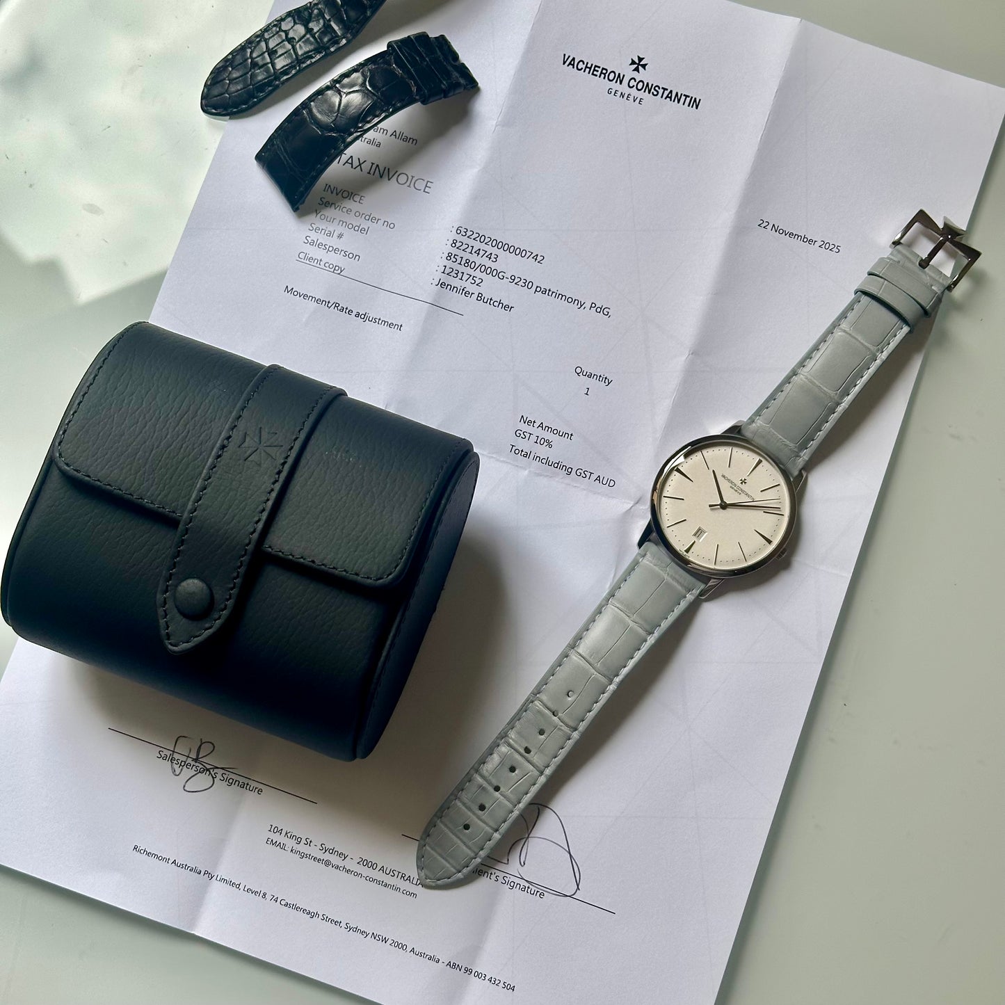 Patrimony Contemporary 18K White Gold 85180/000G-9230