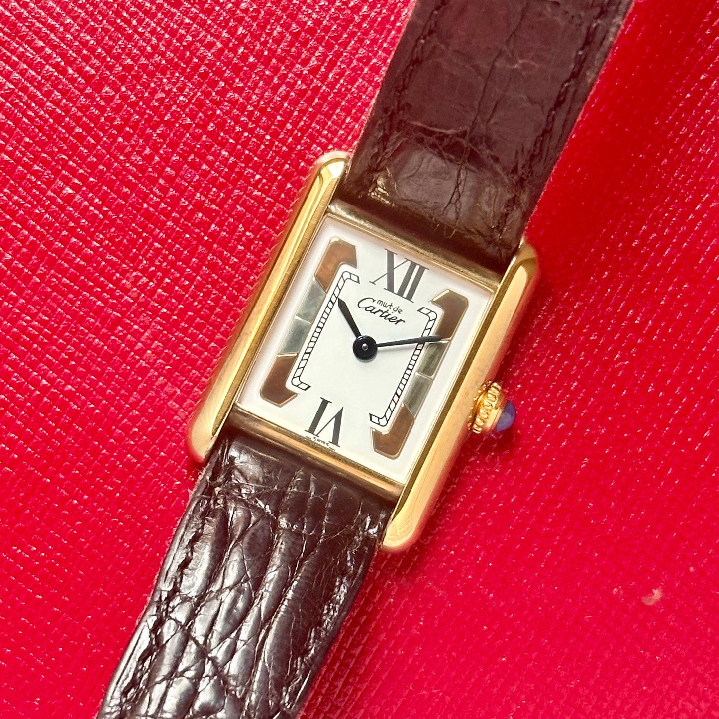 Tank Must Small White Trinity Dial Ref 5057001