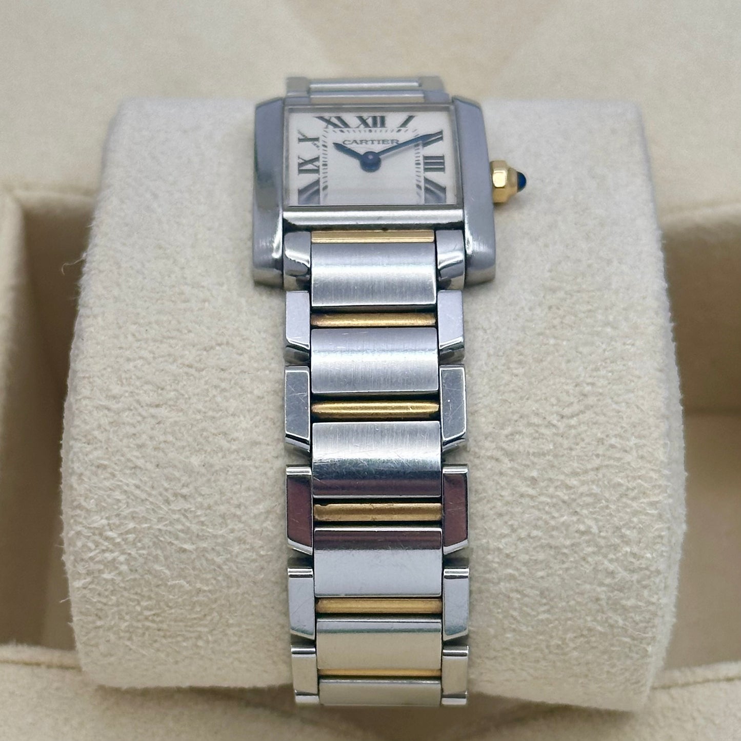 Tank Française Small 18K Yellow Gold Two Tone Ref 2384 1990
