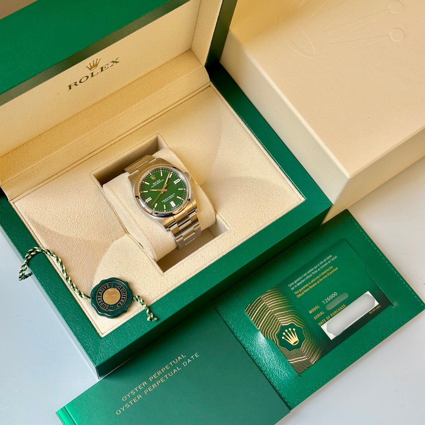 Oyster Perpetual 36 Green Ref 126000 2025