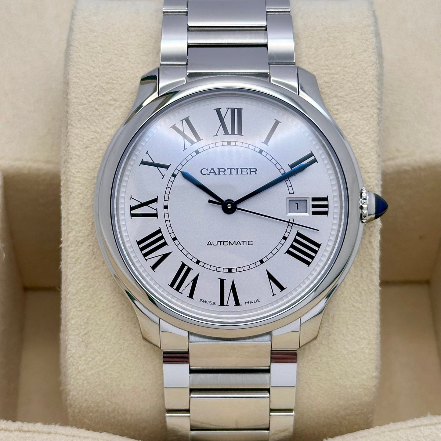 Ronde Must De Cartier White Romans Ref WSRN0035 2024