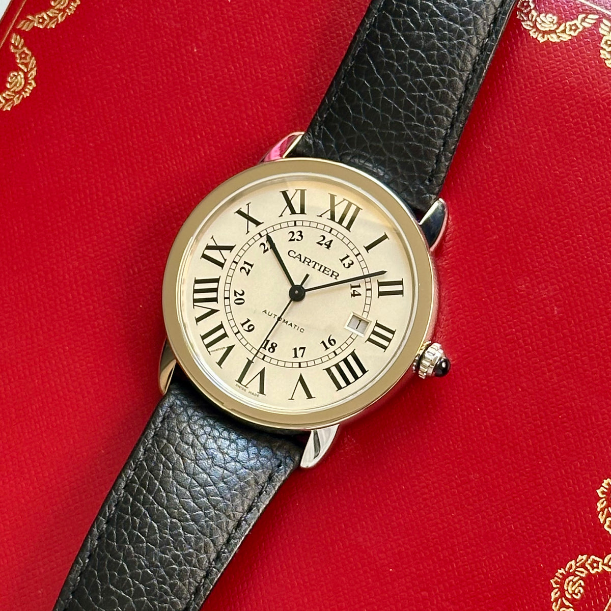 Ronde Solo De Cartier XL Automatic White Romans Ref WSRN0022 2021