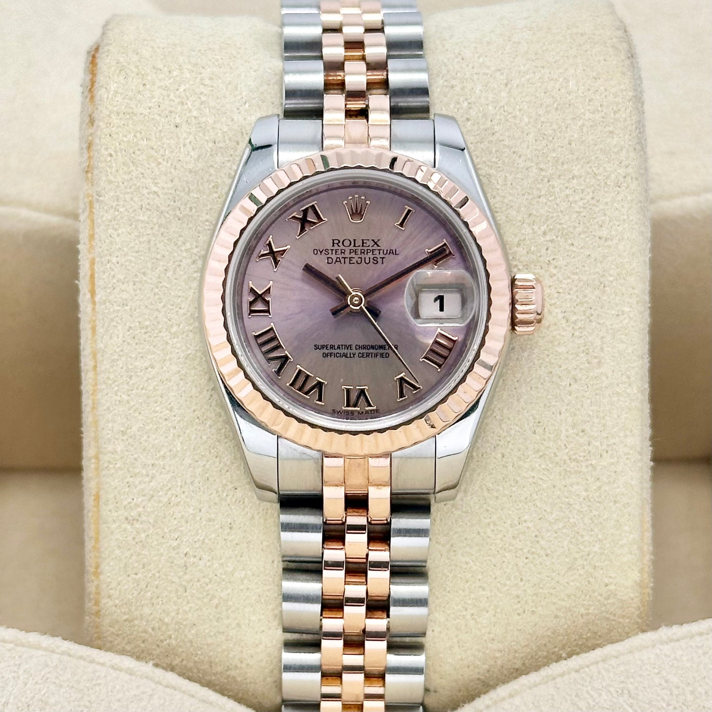 Lady-Datejust 26 Purple Romans Ref 179171 2009